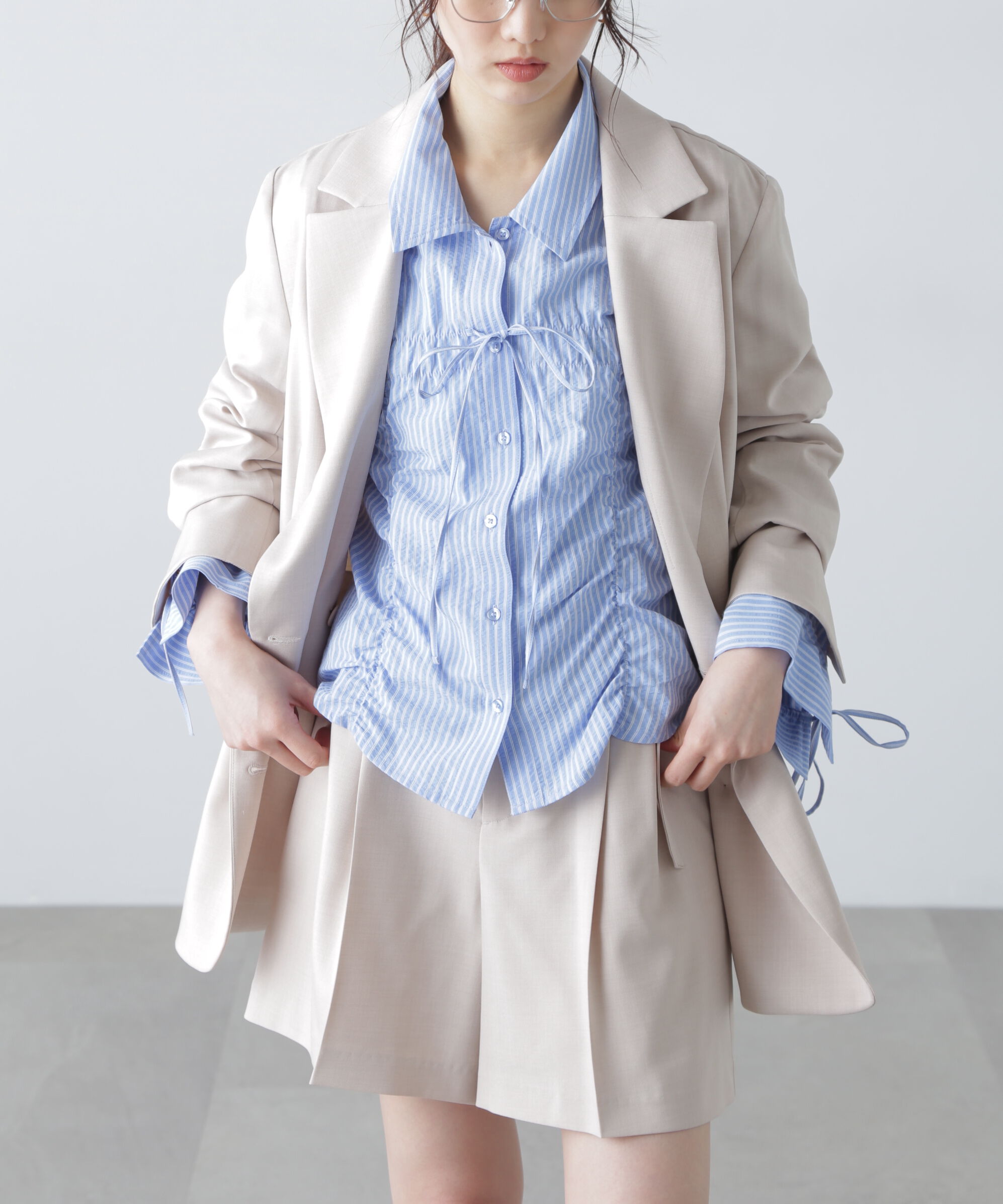  「梳毛調合繊ダブルブレストジャケット」|その他|