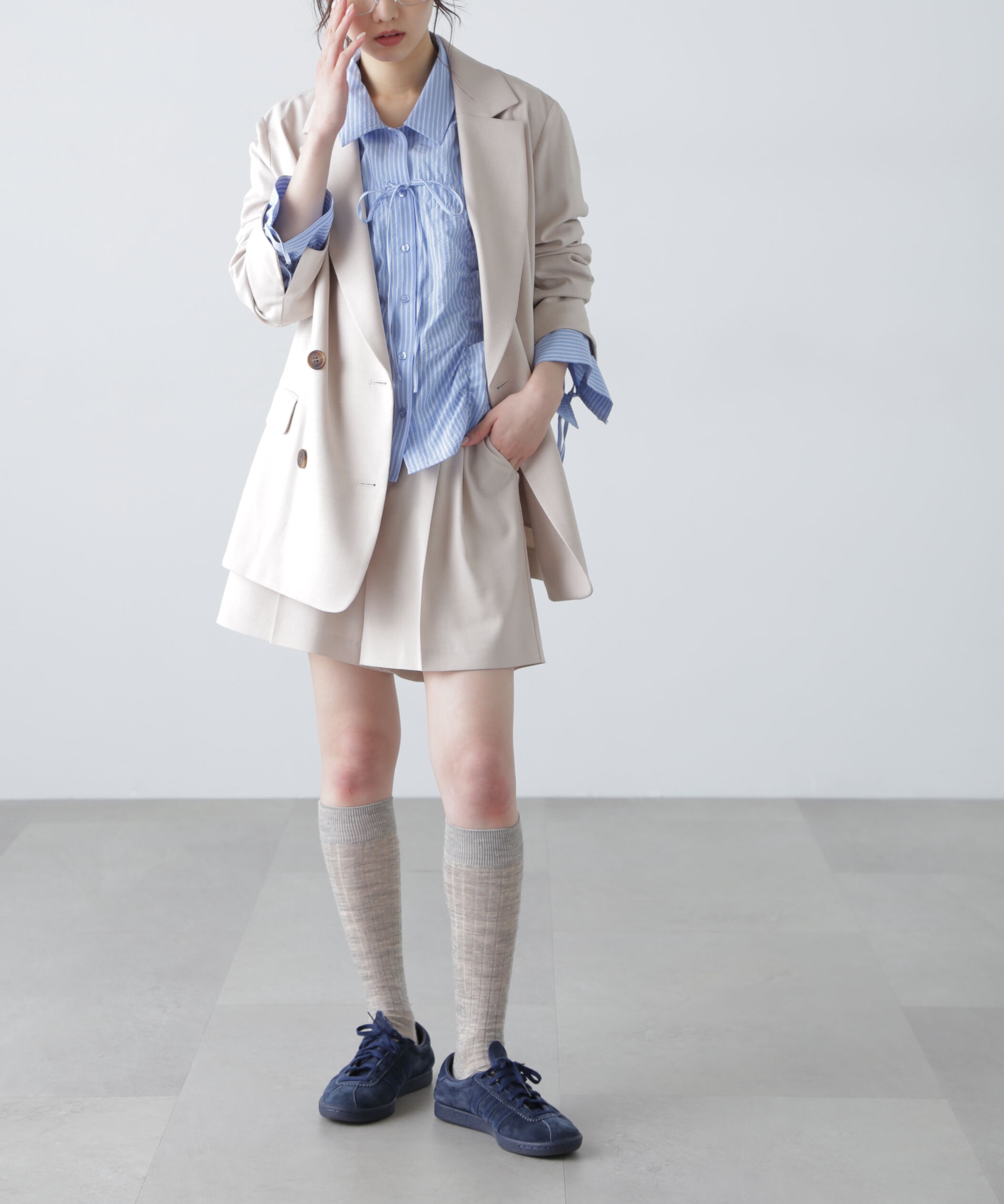  「梳毛調合繊ダブルブレストジャケット」|その他|