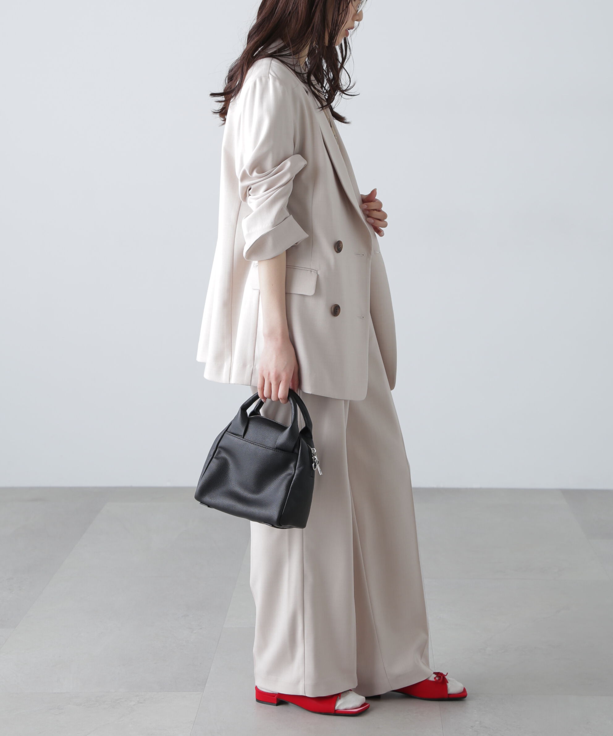  「梳毛調合繊ダブルブレストジャケット」|その他|