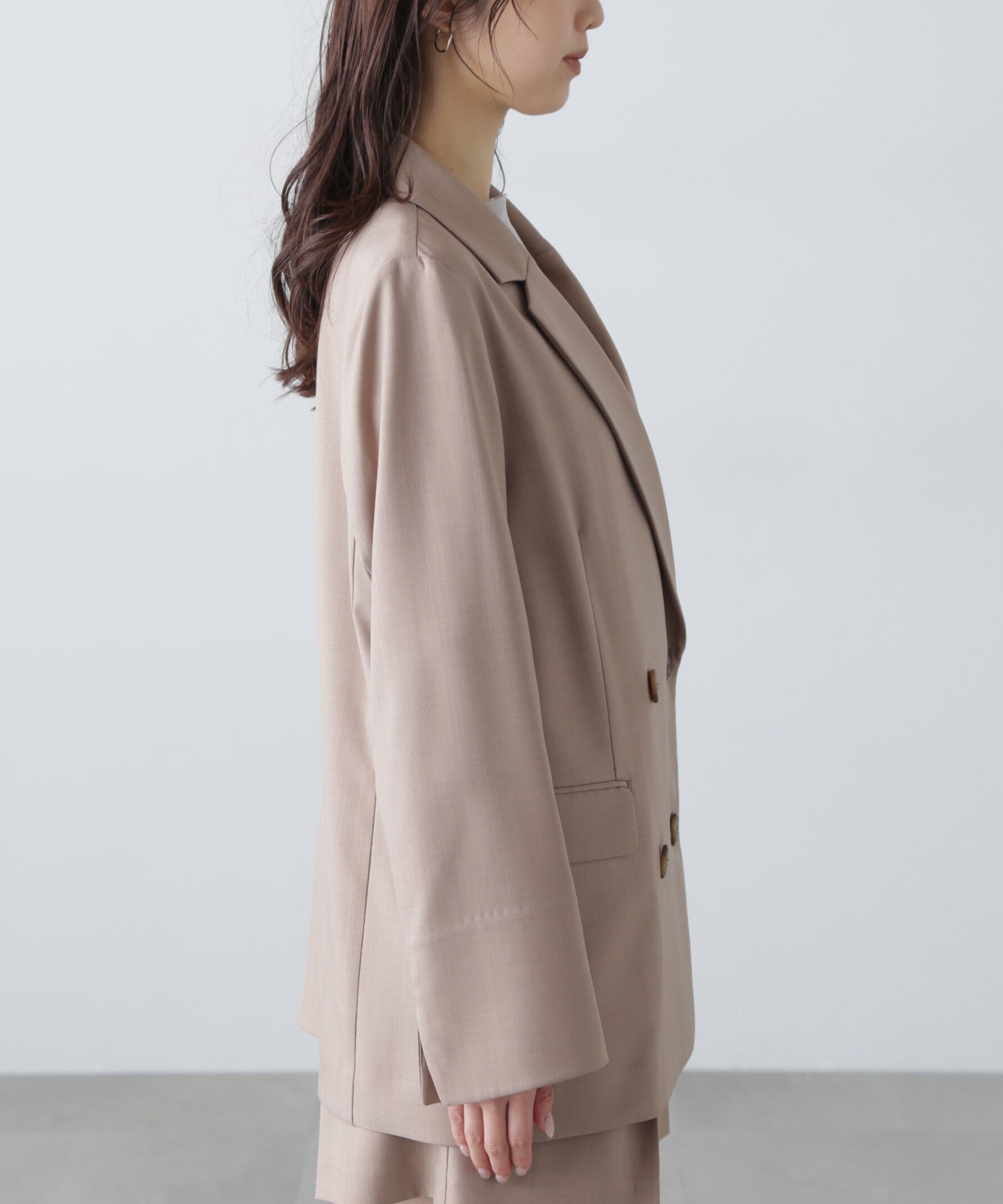  「梳毛調合繊ダブルブレストジャケット」|その他|