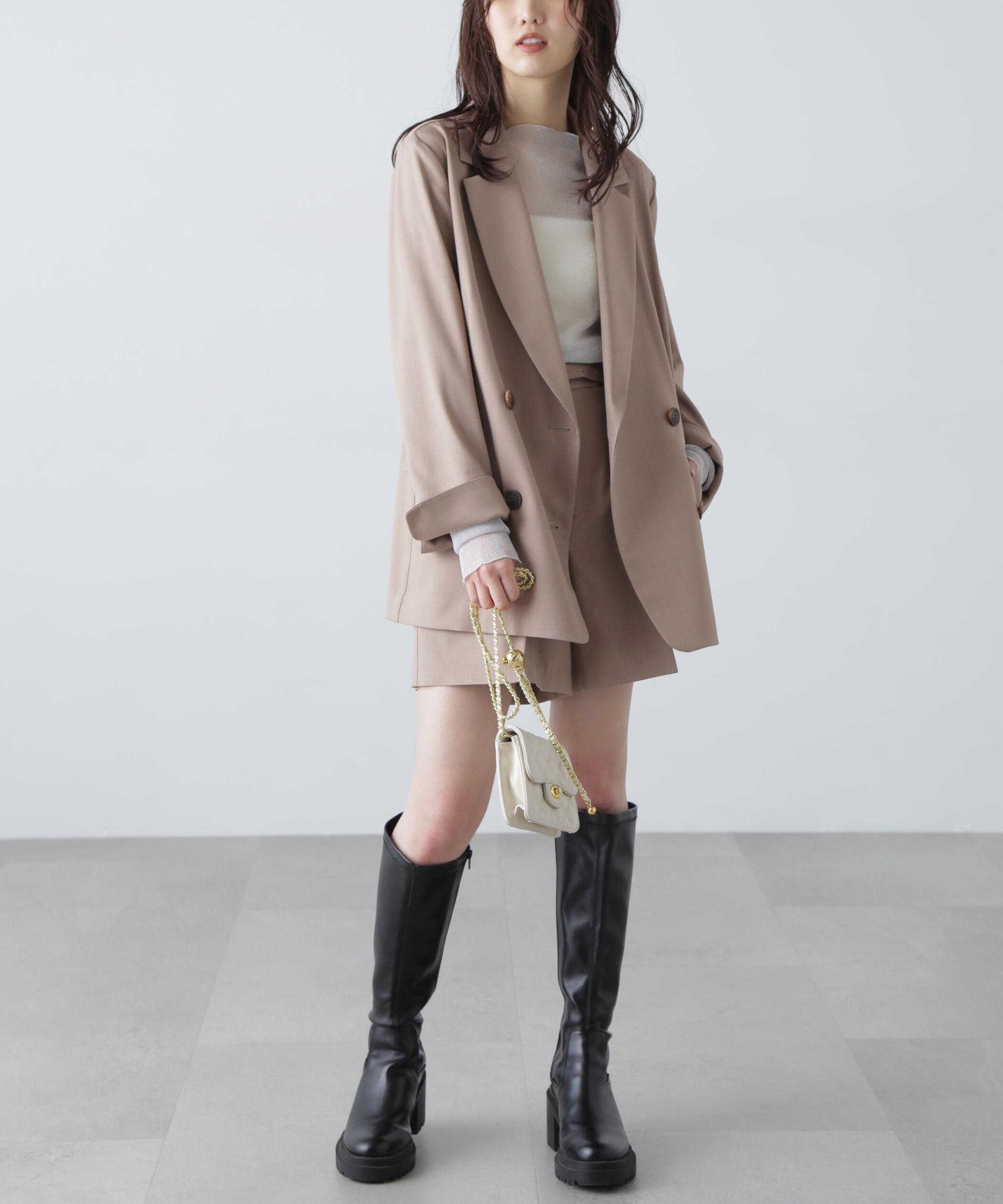  「梳毛調合繊ダブルブレストジャケット」|その他|