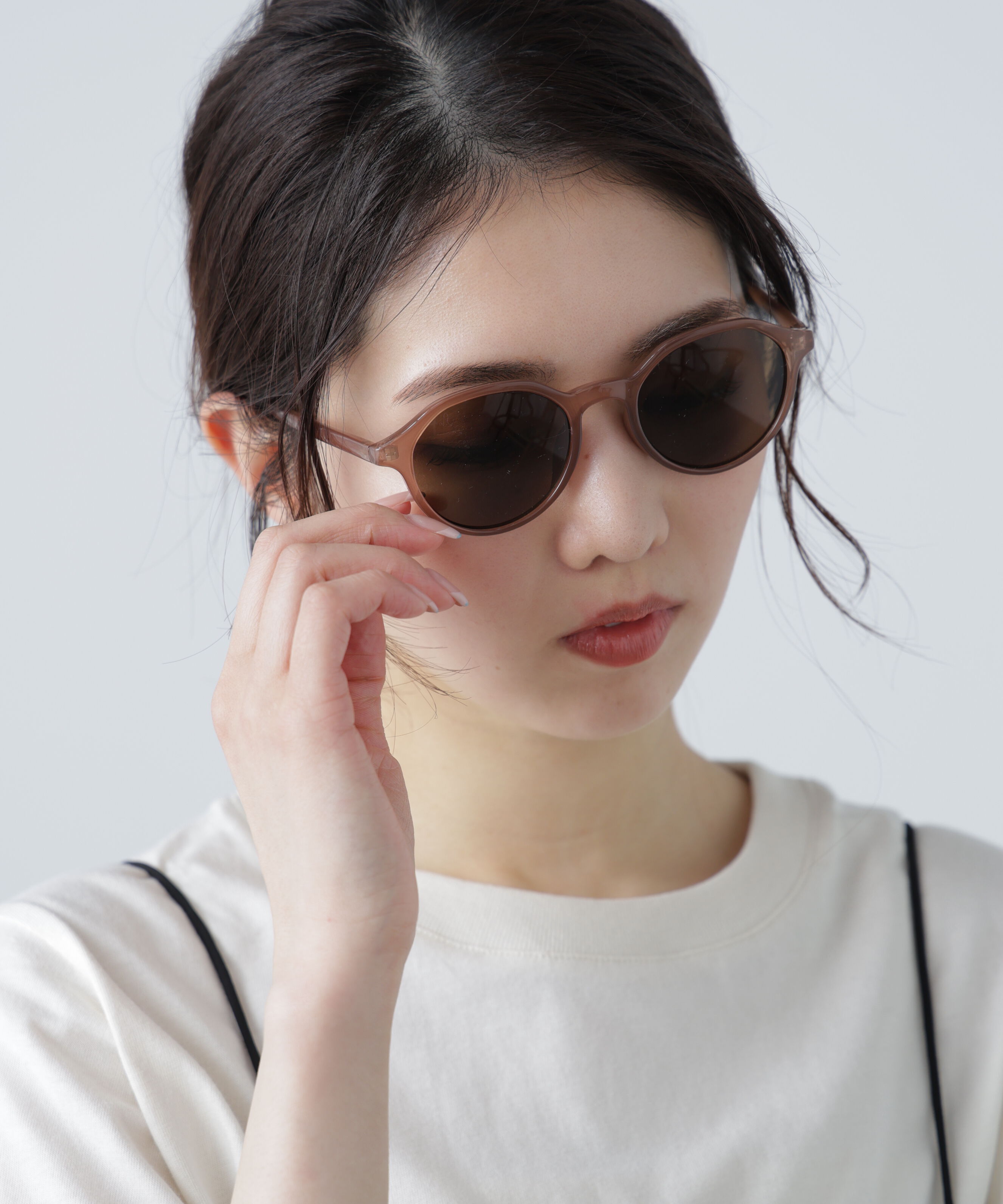  「コージーサングラス」|ハンカチ|ブラウン