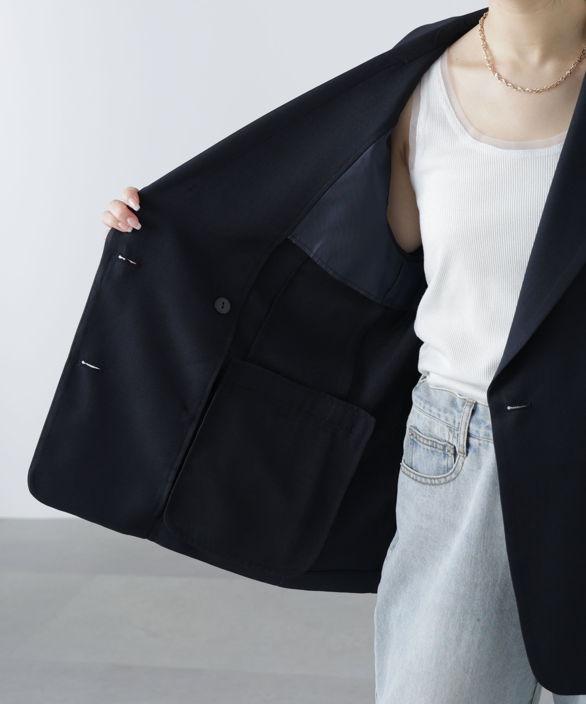  「金ボタンダブルブレストジャケット」|その他|