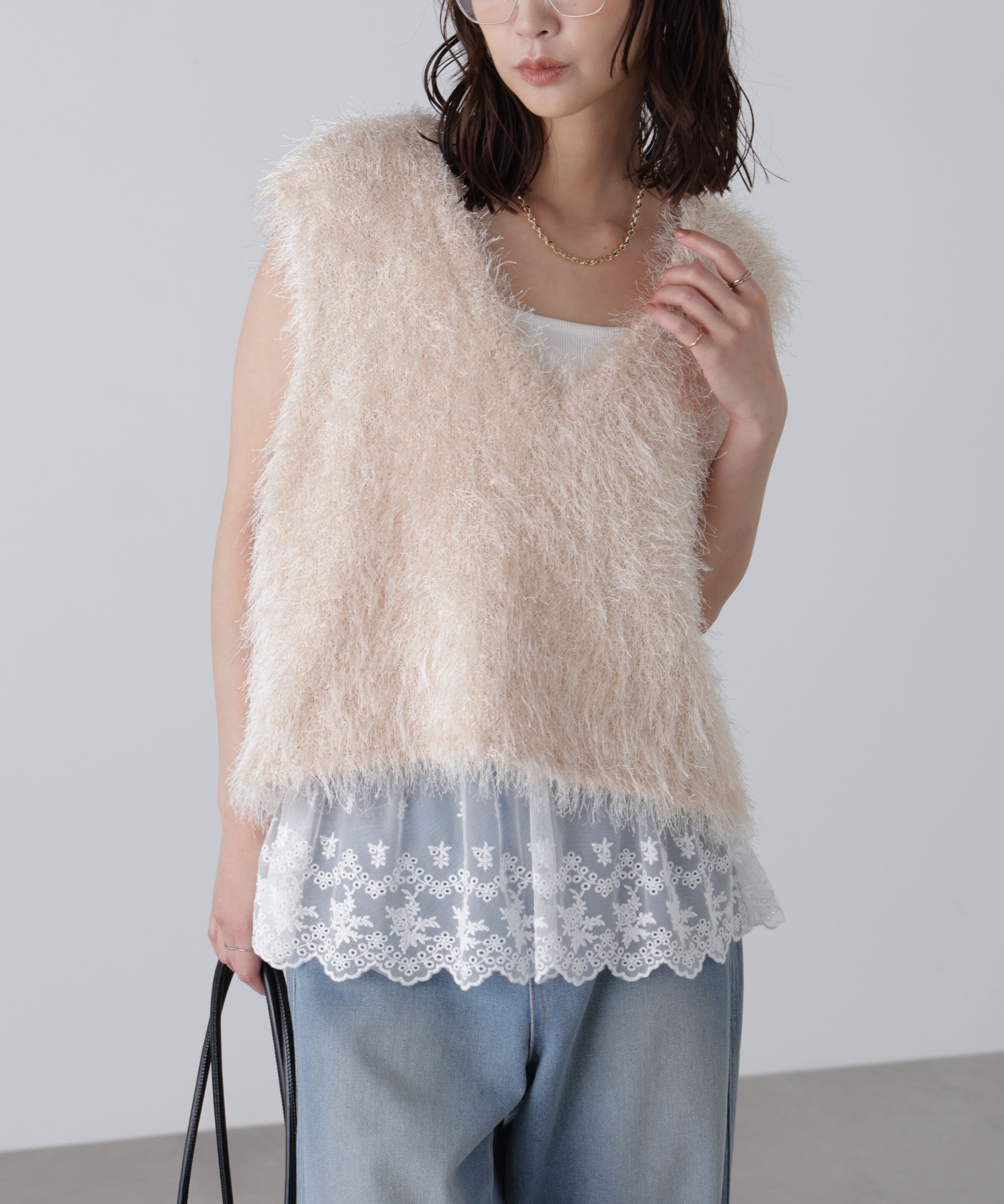  「レースドッキングタンクトップ」|ワンピース|