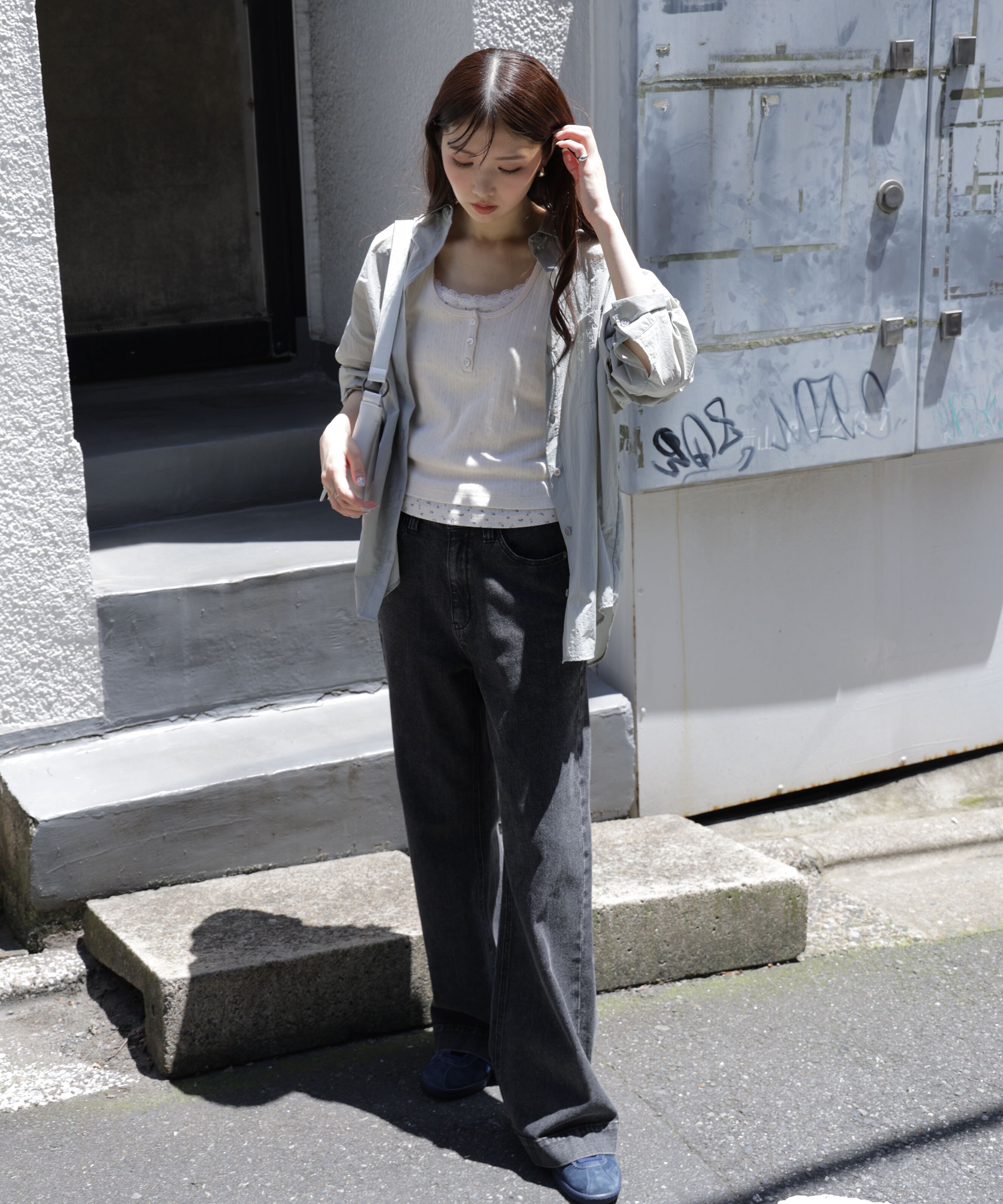  「ナイロンベーシックシャツ」|シャツ・ブラウス|