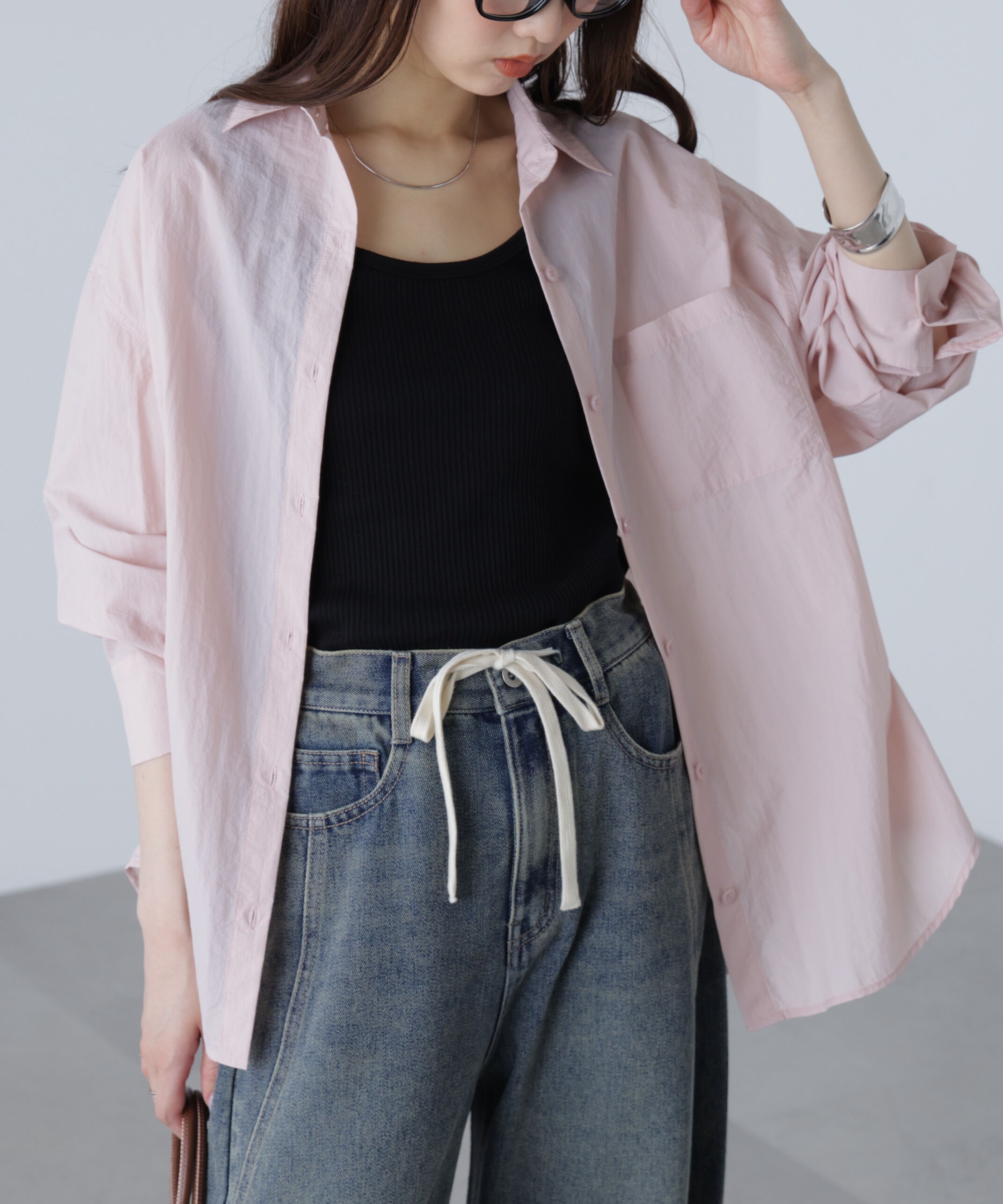  「ナイロンベーシックシャツ」|シャツ・ブラウス|