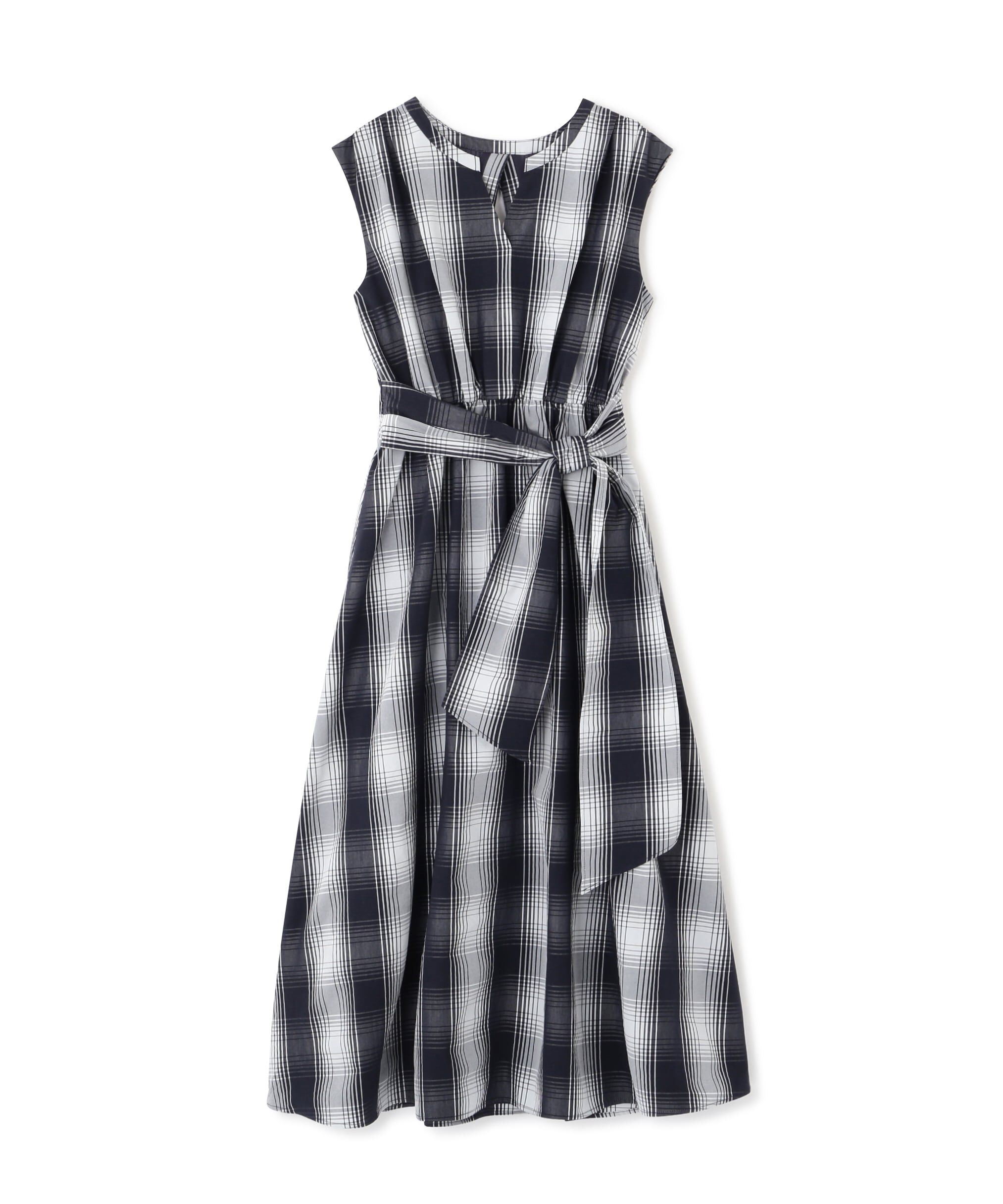  「◆モノトーンBIGチェックワンピース」|ワンピース|