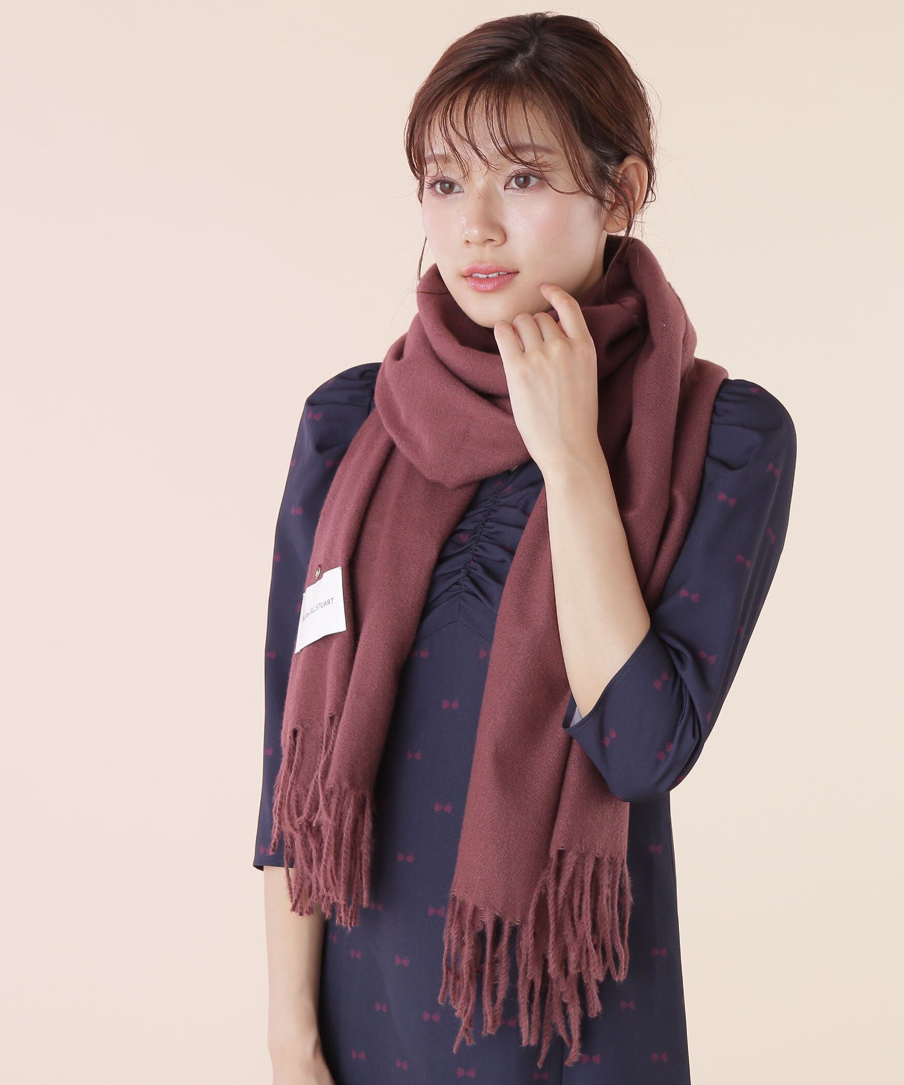  「ハートトッピングストール」|バンダナ・スカーフ|