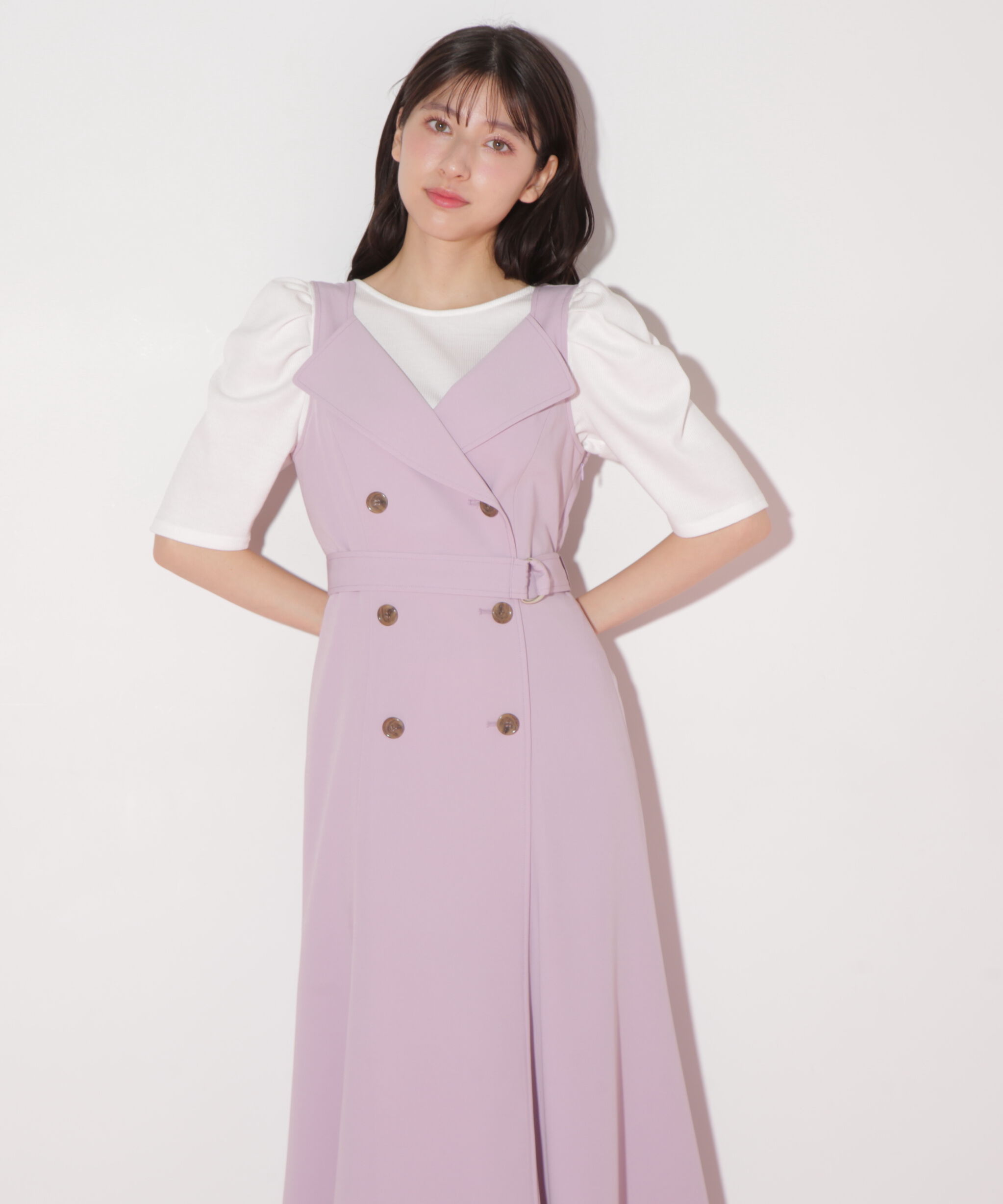  「トレンチディティールジャンスカ」|ワンピース|