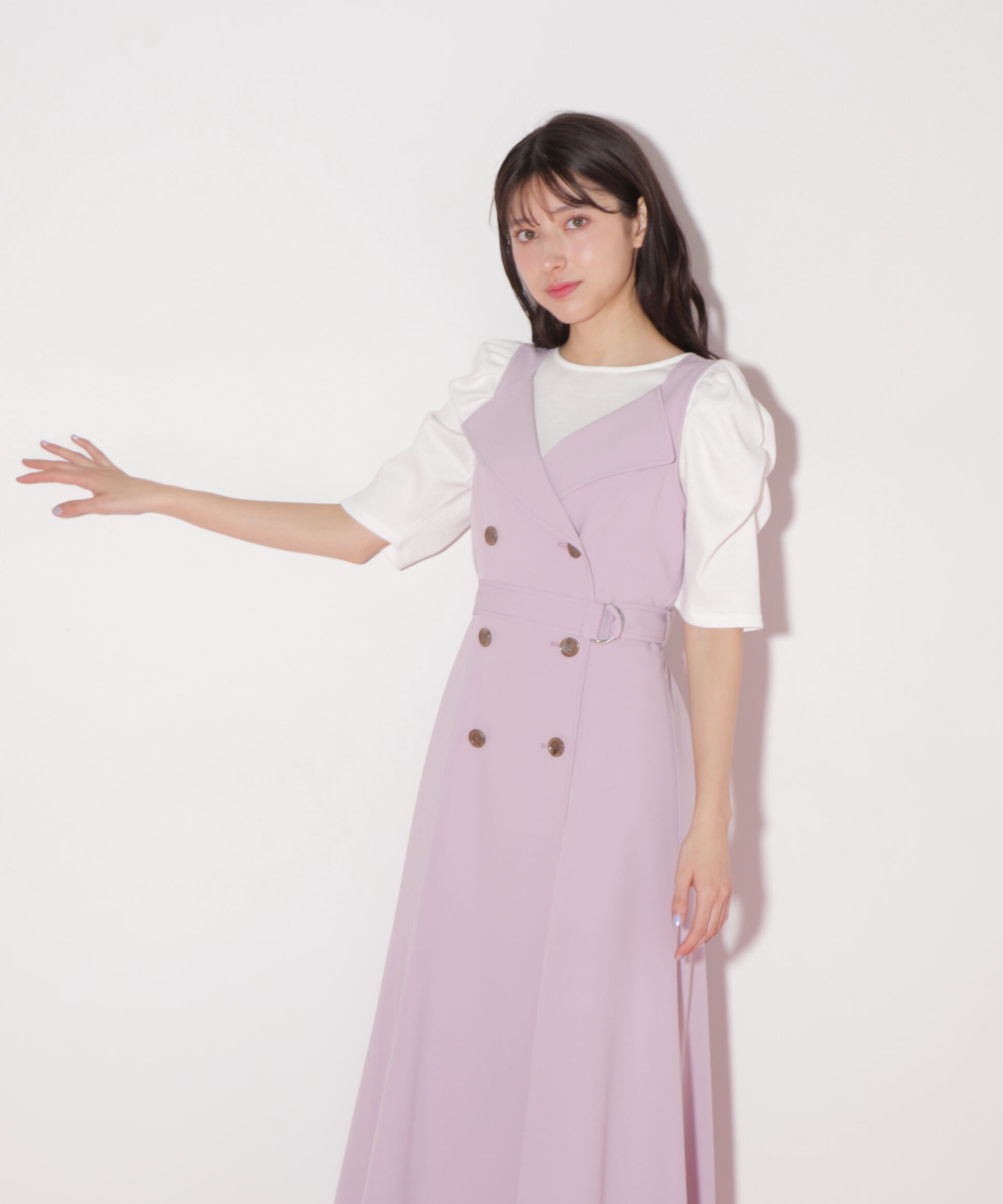  「トレンチディティールジャンスカ」|ワンピース|