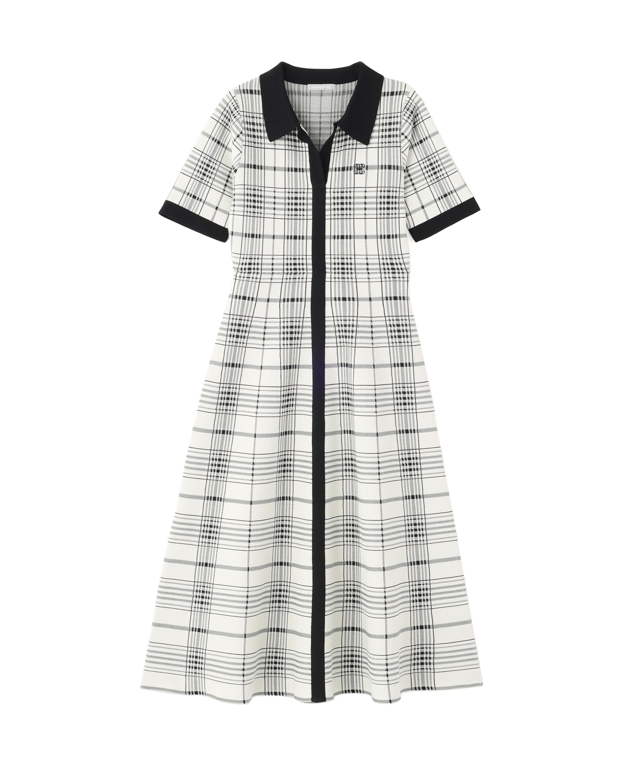  「ビッグチェックニットワンピース」|ワンピース|