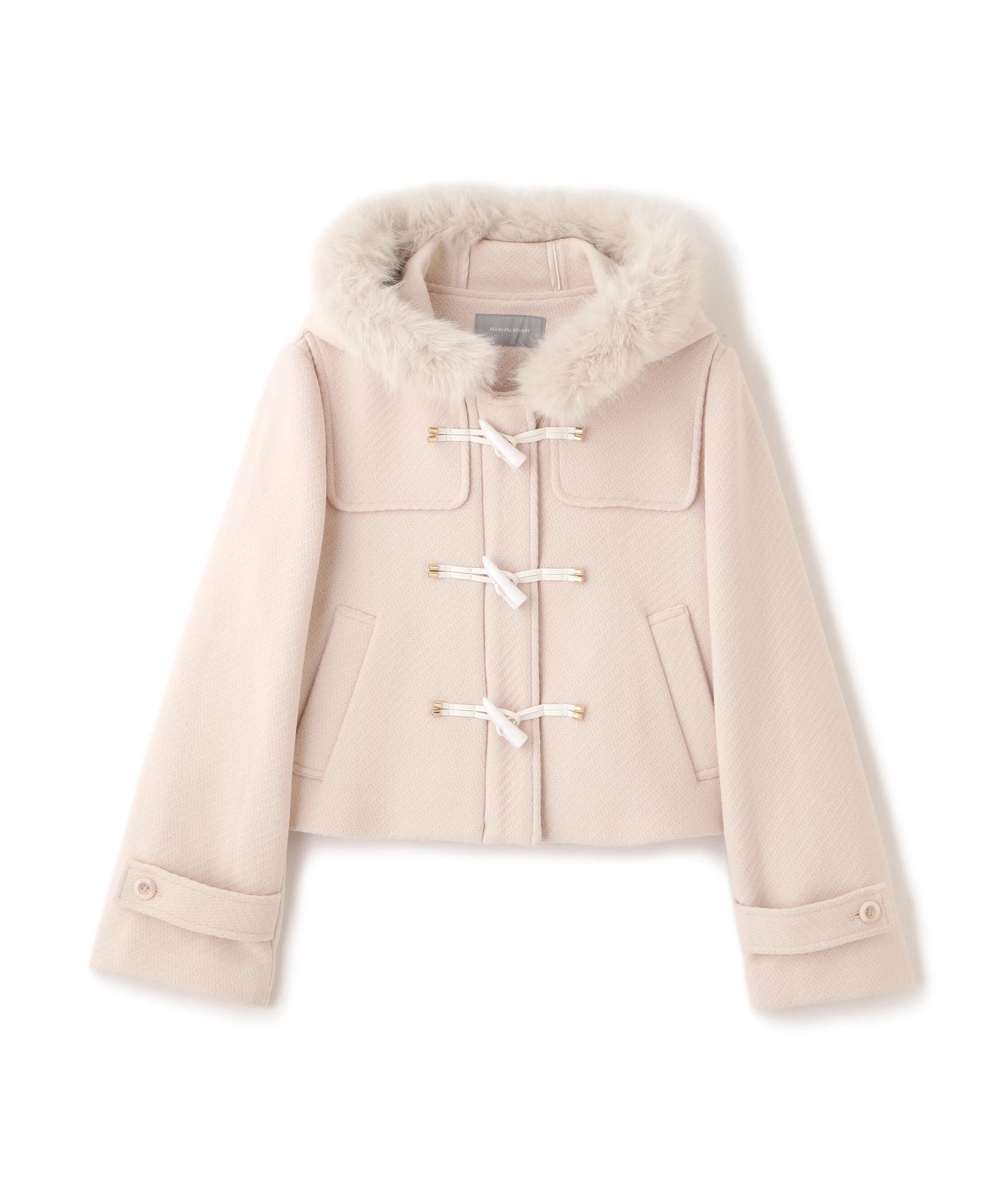  「フェイクファー付ショートダッフルコート」|その他|