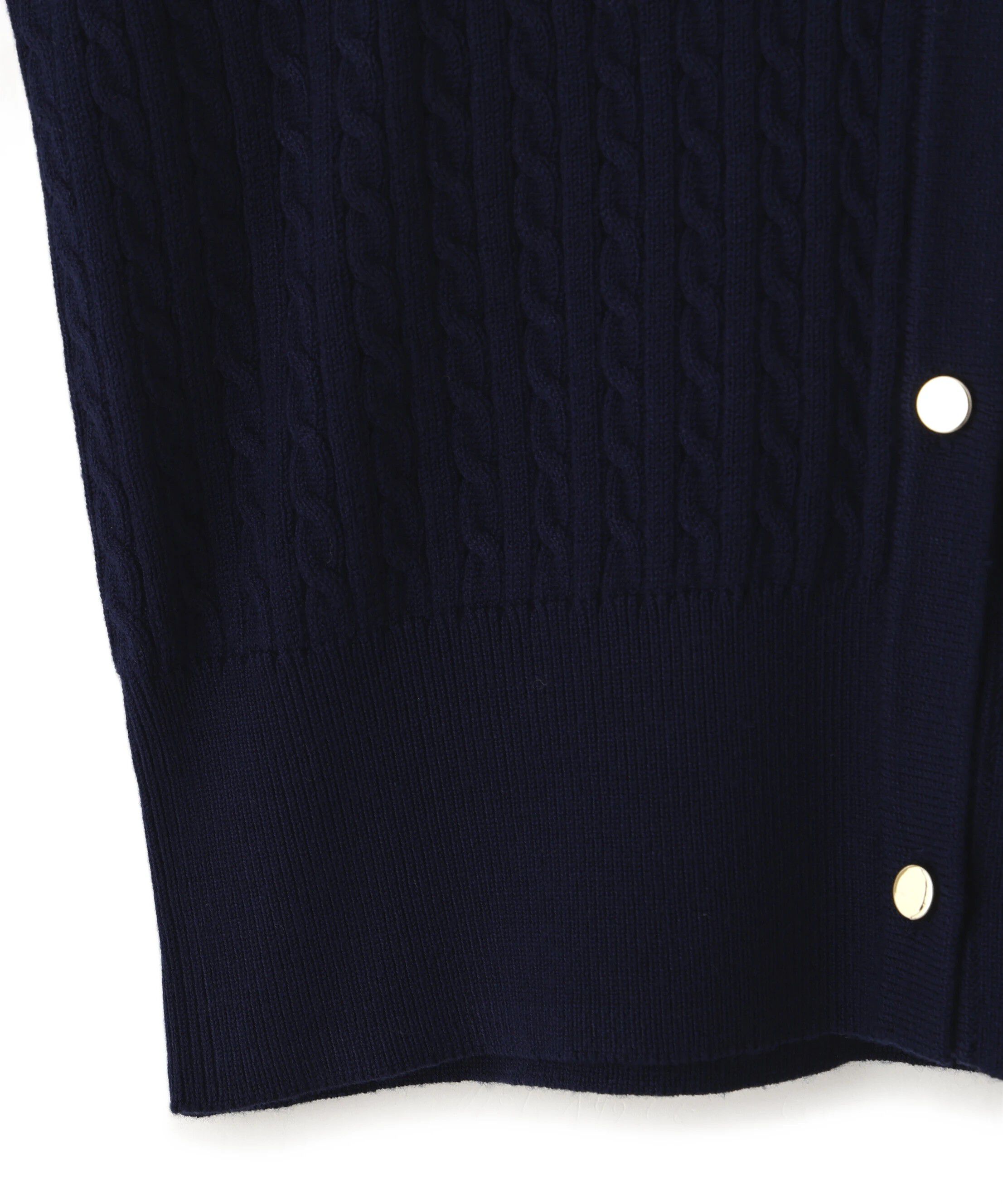  「衿付きミニケーブルカーディガン」|ニット・セーター|