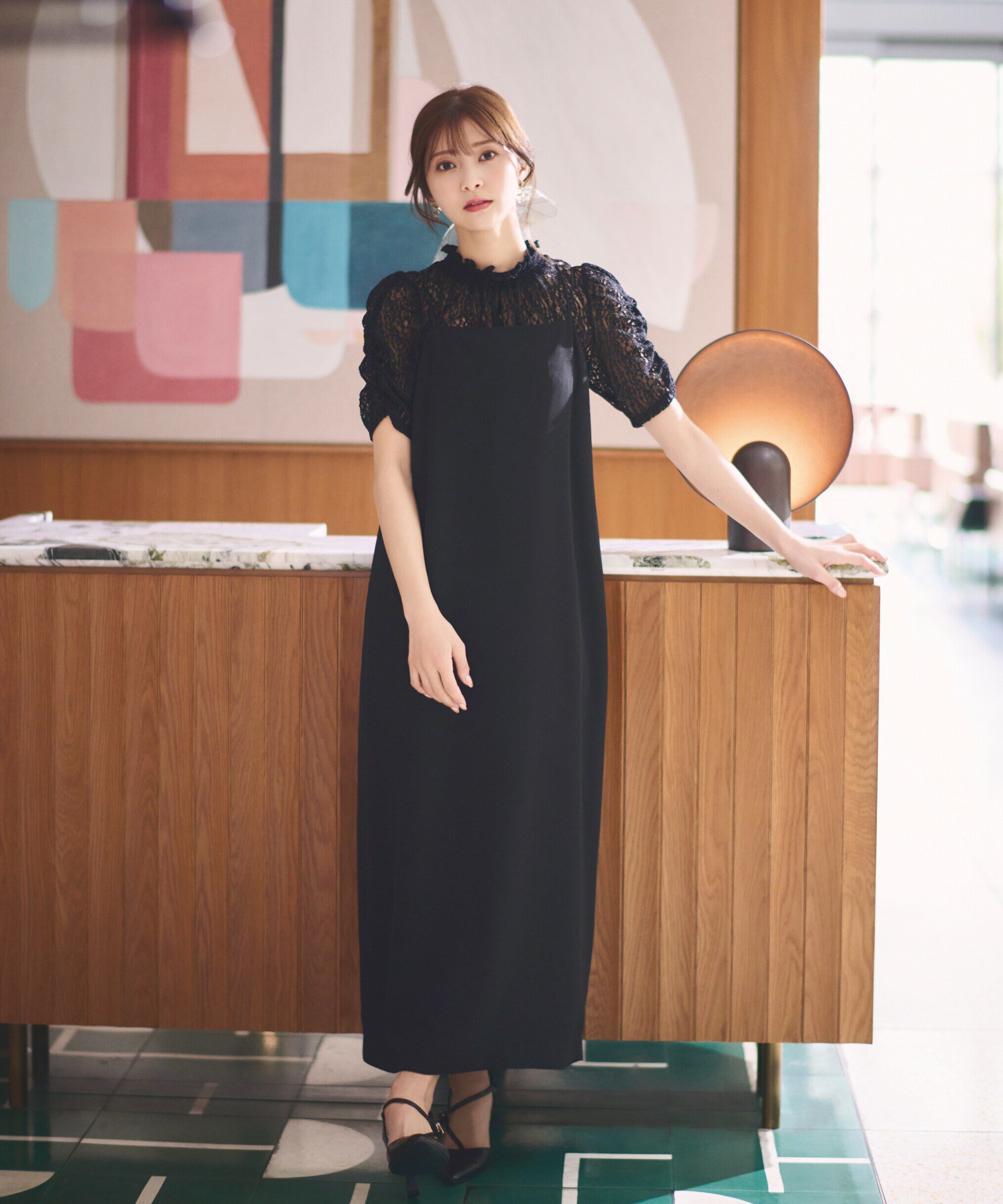 PROPORTION BODY DRESSING「ナローキャミジャンスカ」|ワンピース|ブラック