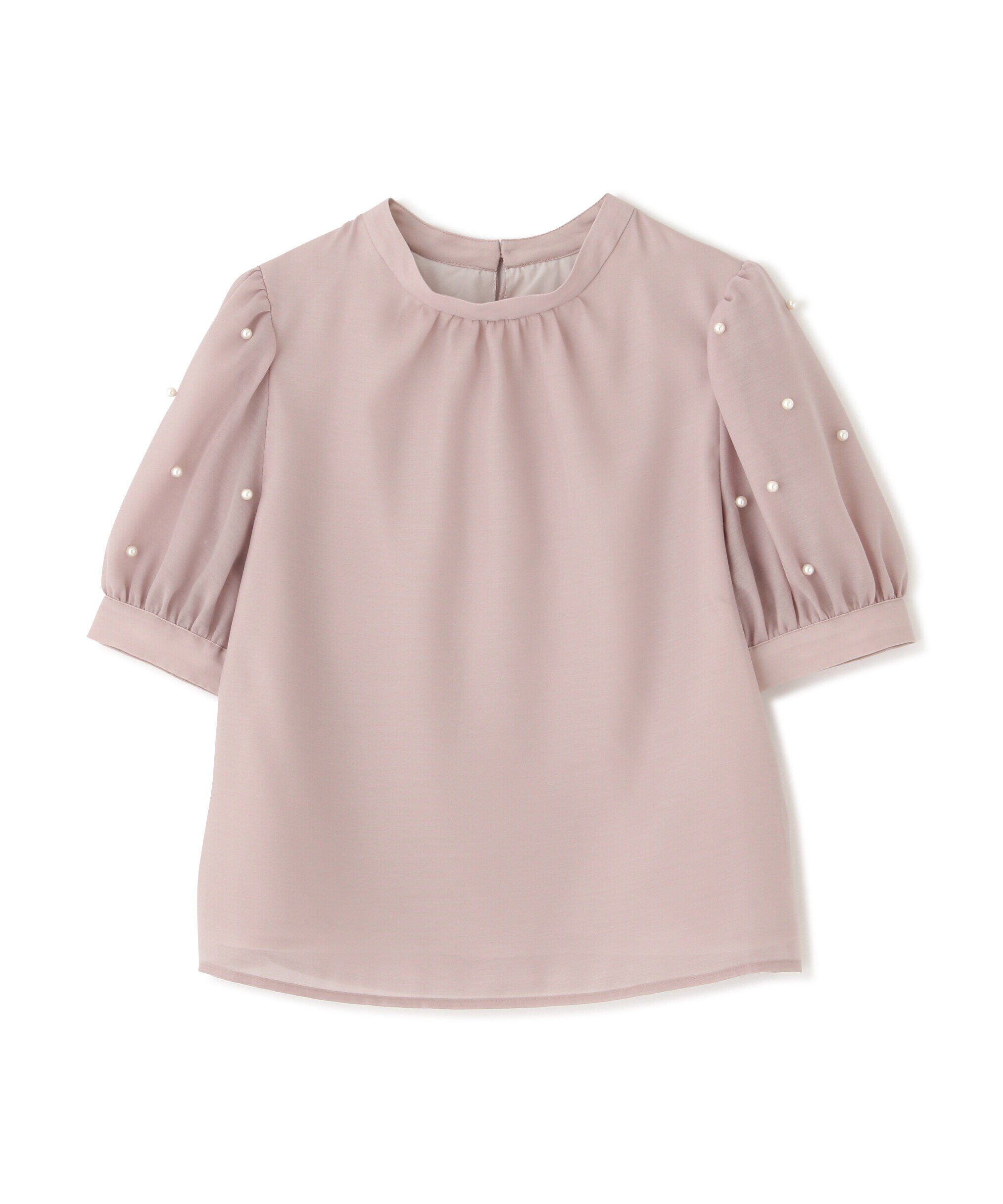 PROPORTION BODY DRESSING「袖パール付きブラウス24AW」|シャツ・ブラウス|