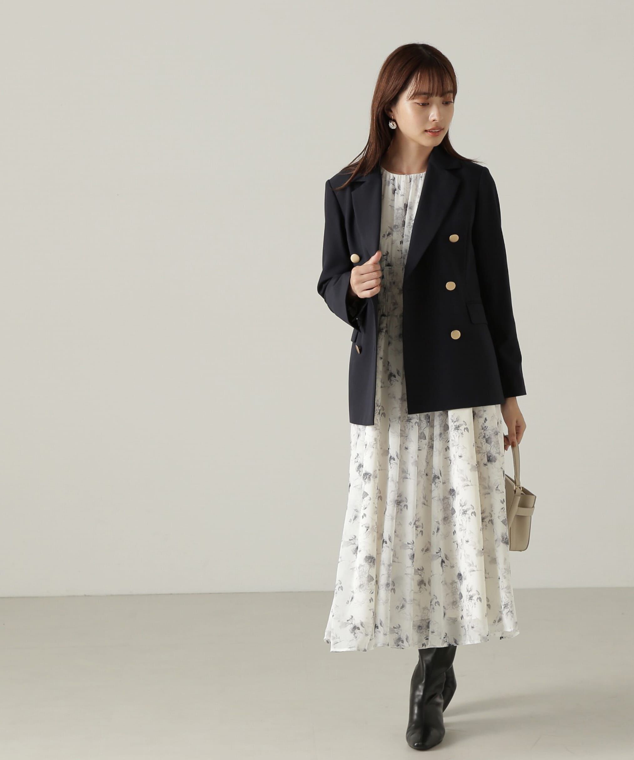 PROPORTION BODY DRESSING「花柄シャーリングワンピース」|ワンピース|