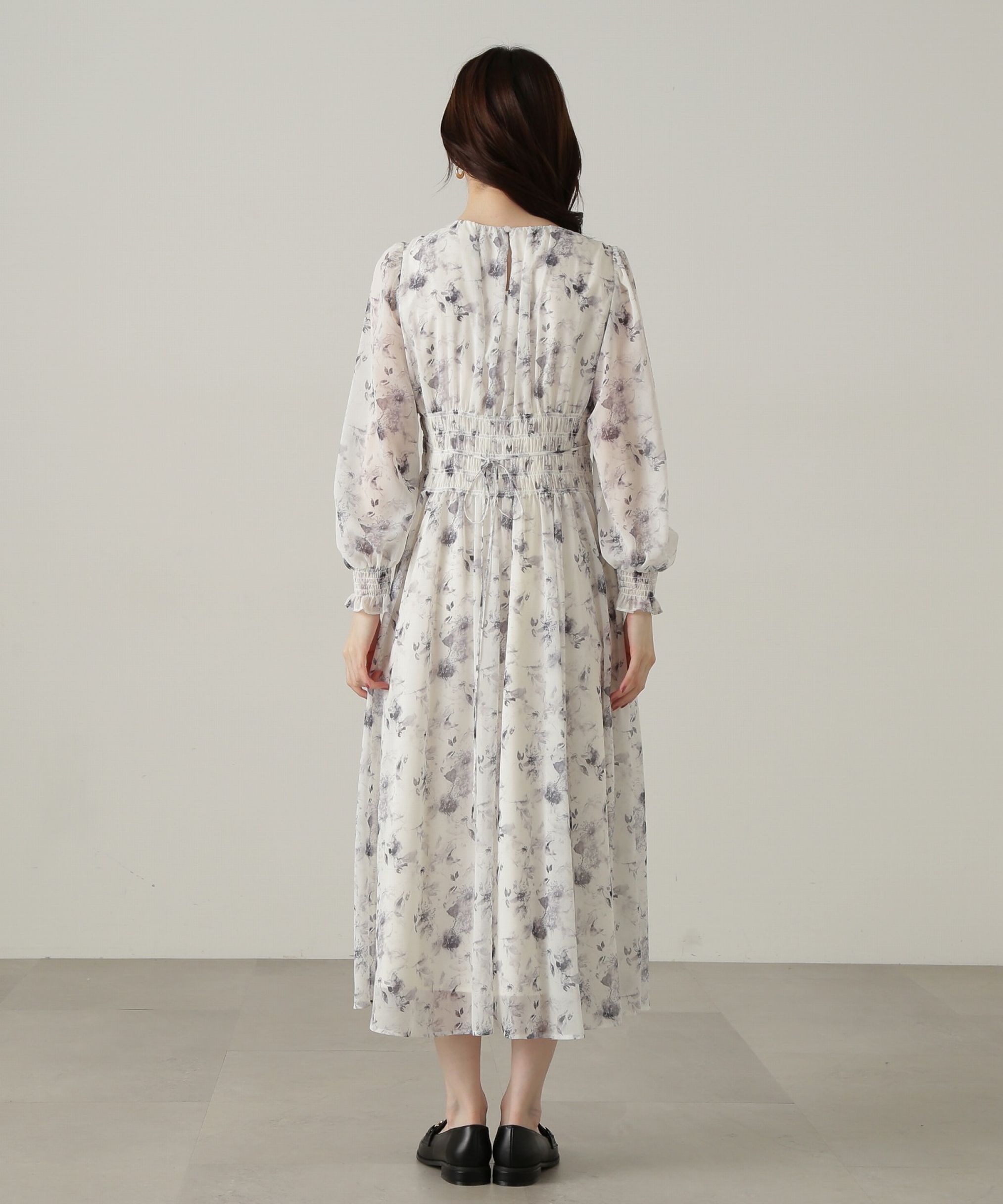 PROPORTION BODY DRESSING「花柄シャーリングワンピース」|ワンピース|