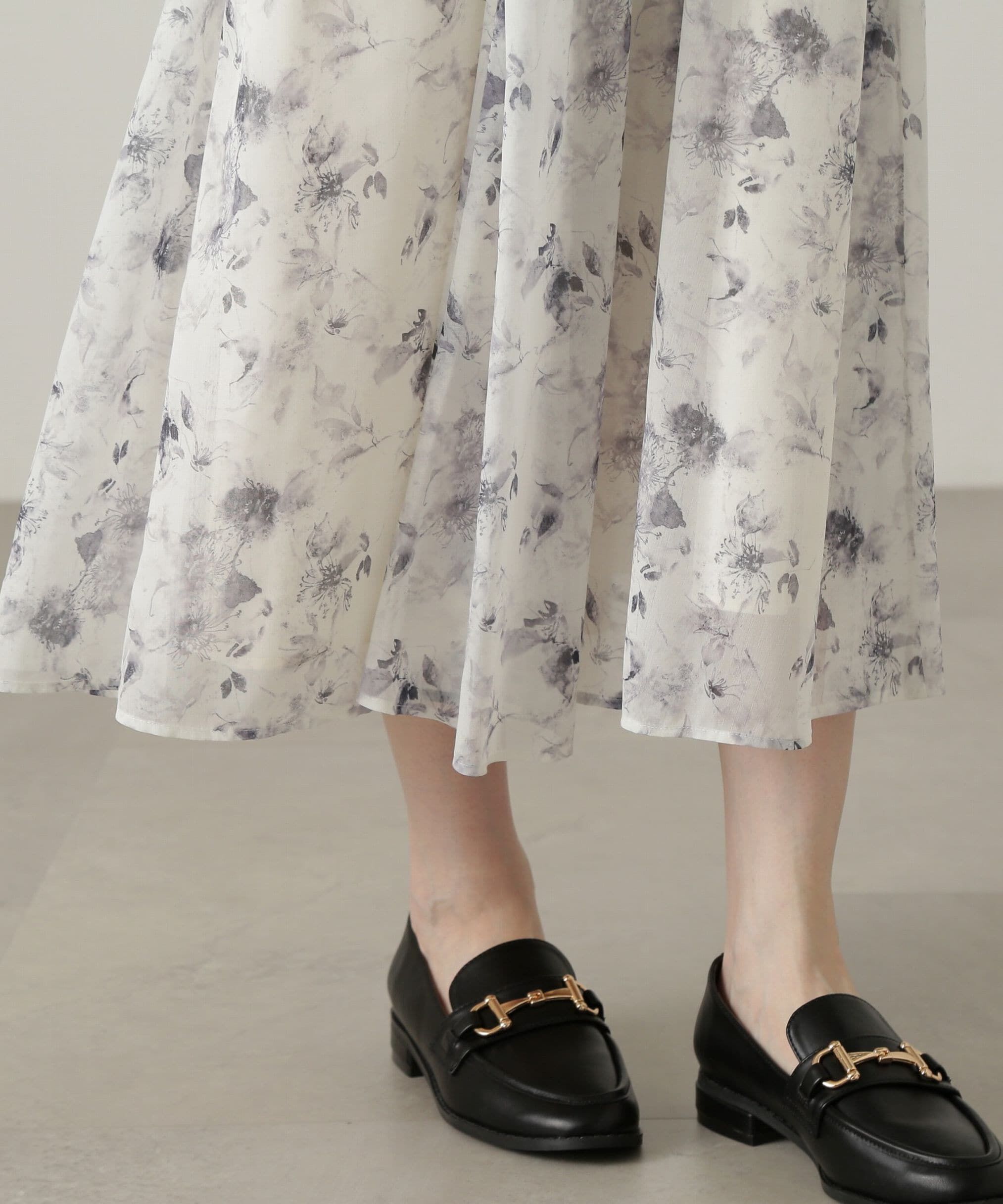 PROPORTION BODY DRESSING「花柄シャーリングワンピース」|ワンピース|