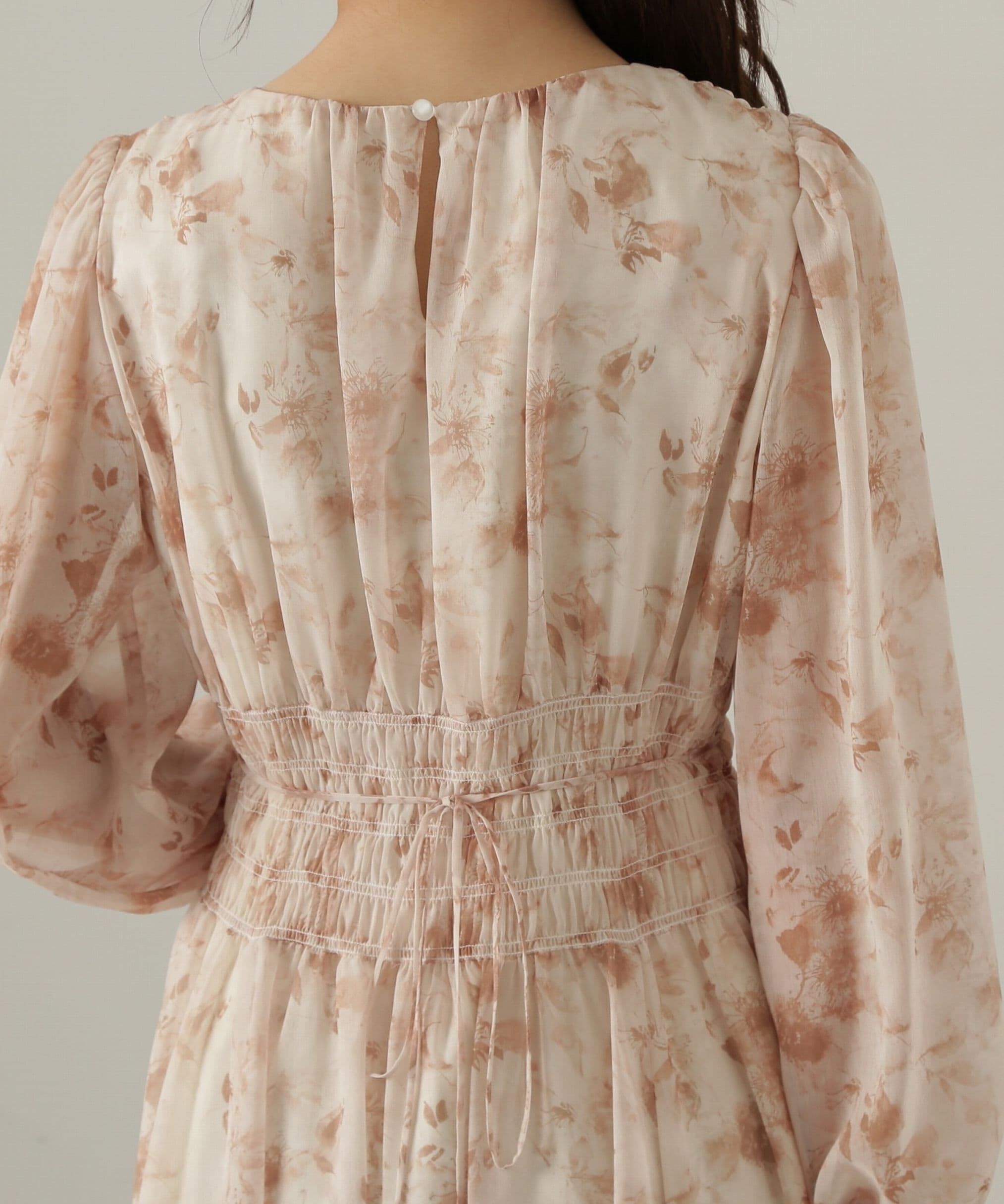 PROPORTION BODY DRESSING「花柄シャーリングワンピース」|ワンピース|