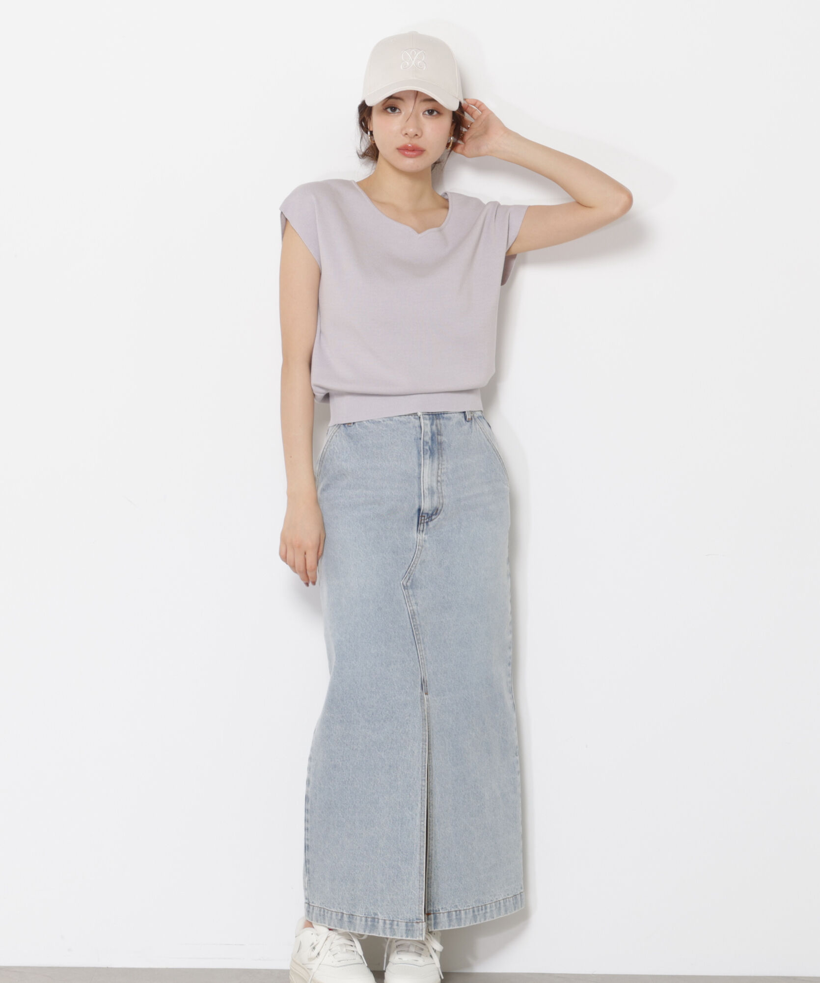 PROPORTION BODY DRESSING「ハートカットフレンチ総針ニット」|ニット・セーター|