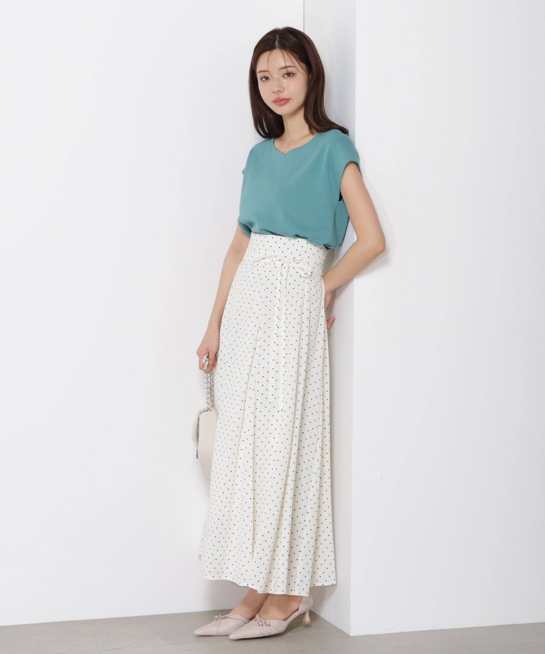 PROPORTION BODY DRESSING「ハートカットフレンチ総針ニット」|ニット・セーター|