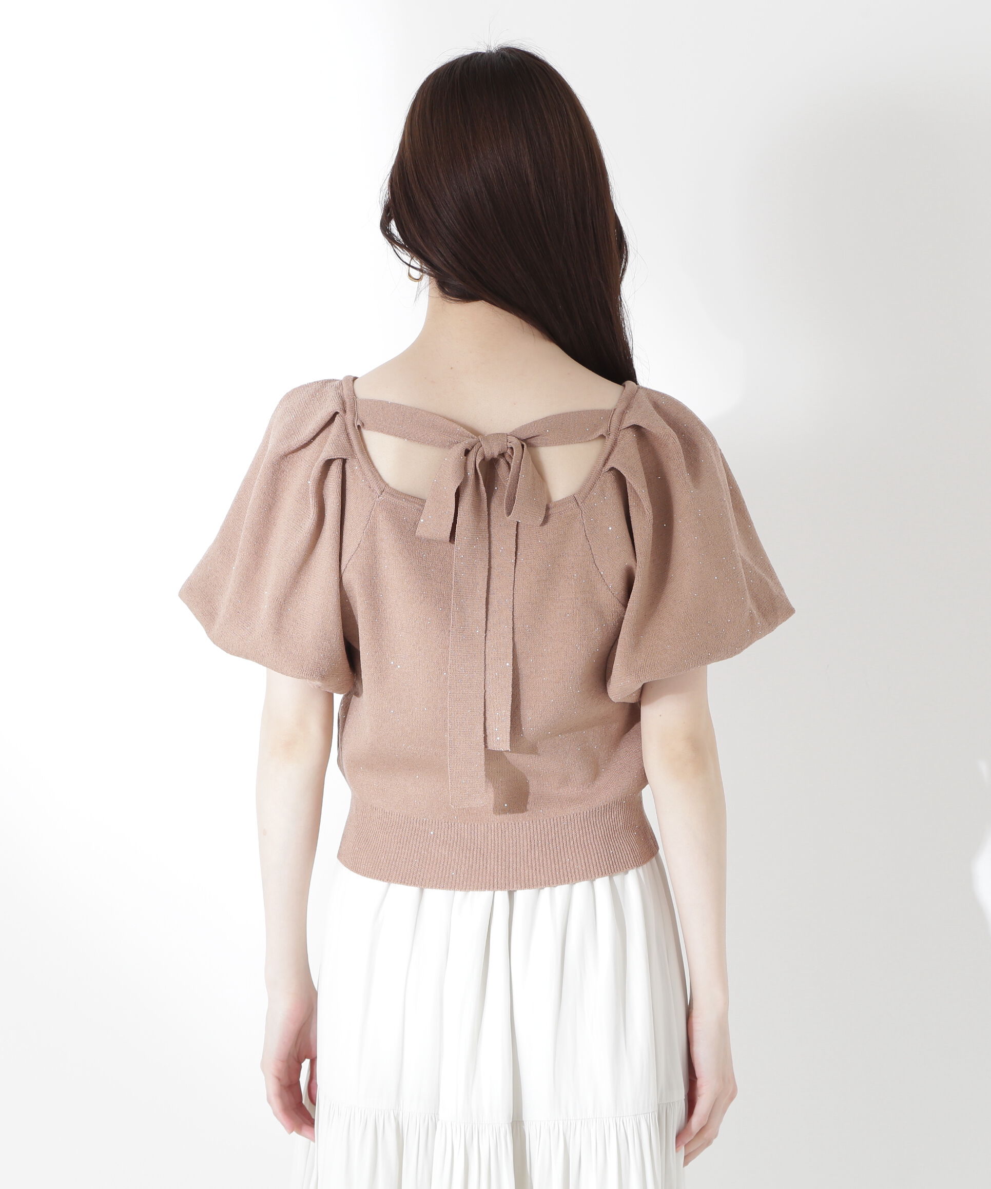 PROPORTION BODY DRESSING「バックリボンスパンコールニット」|ニット・セーター|