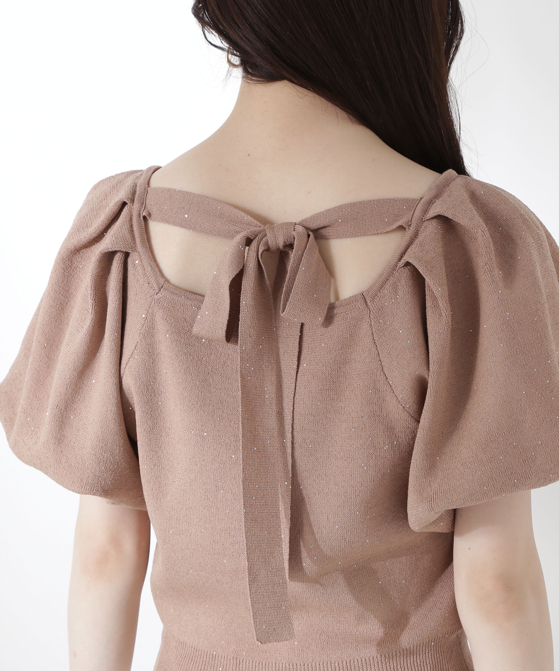 PROPORTION BODY DRESSING「バックリボンスパンコールニット」|ニット・セーター|