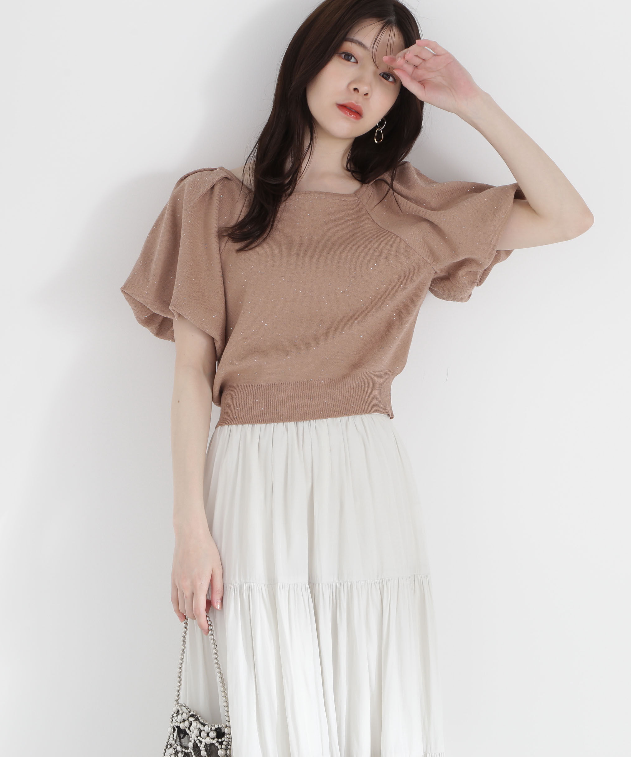 PROPORTION BODY DRESSING「バックリボンスパンコールニット」|ニット・セーター|