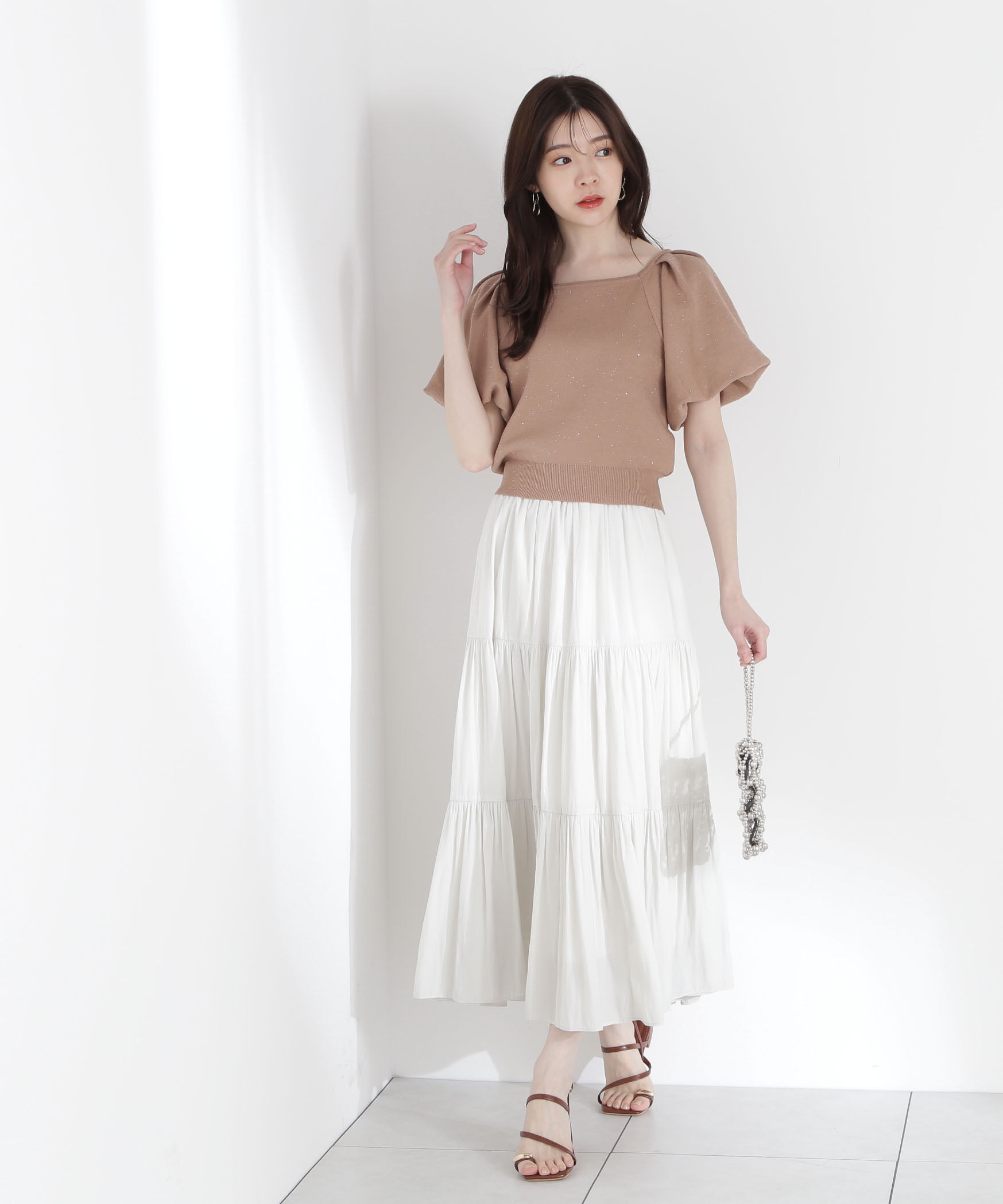 PROPORTION BODY DRESSING「バックリボンスパンコールニット」|ニット・セーター|