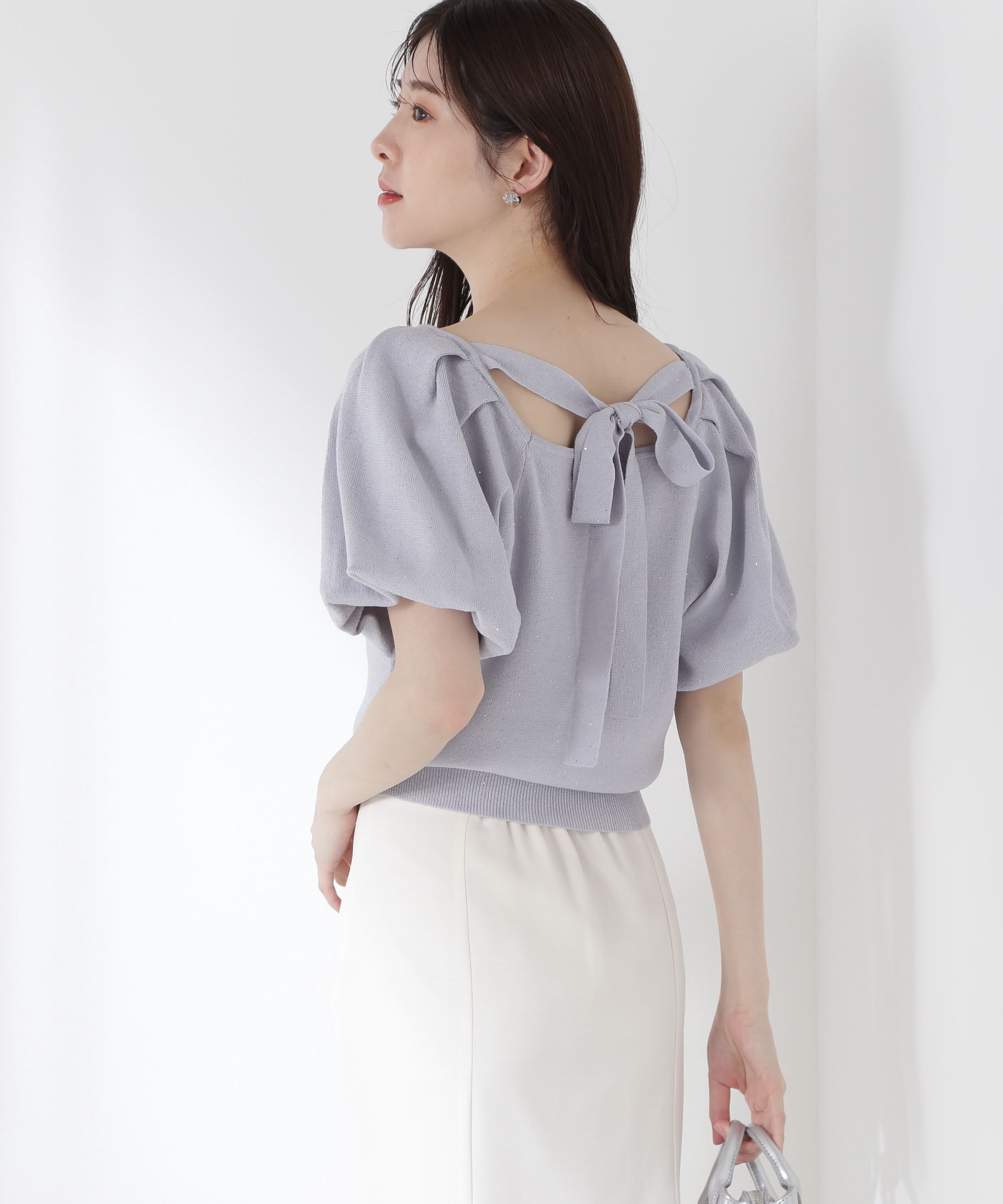 PROPORTION BODY DRESSING「バックリボンスパンコールニット」|ニット・セーター|