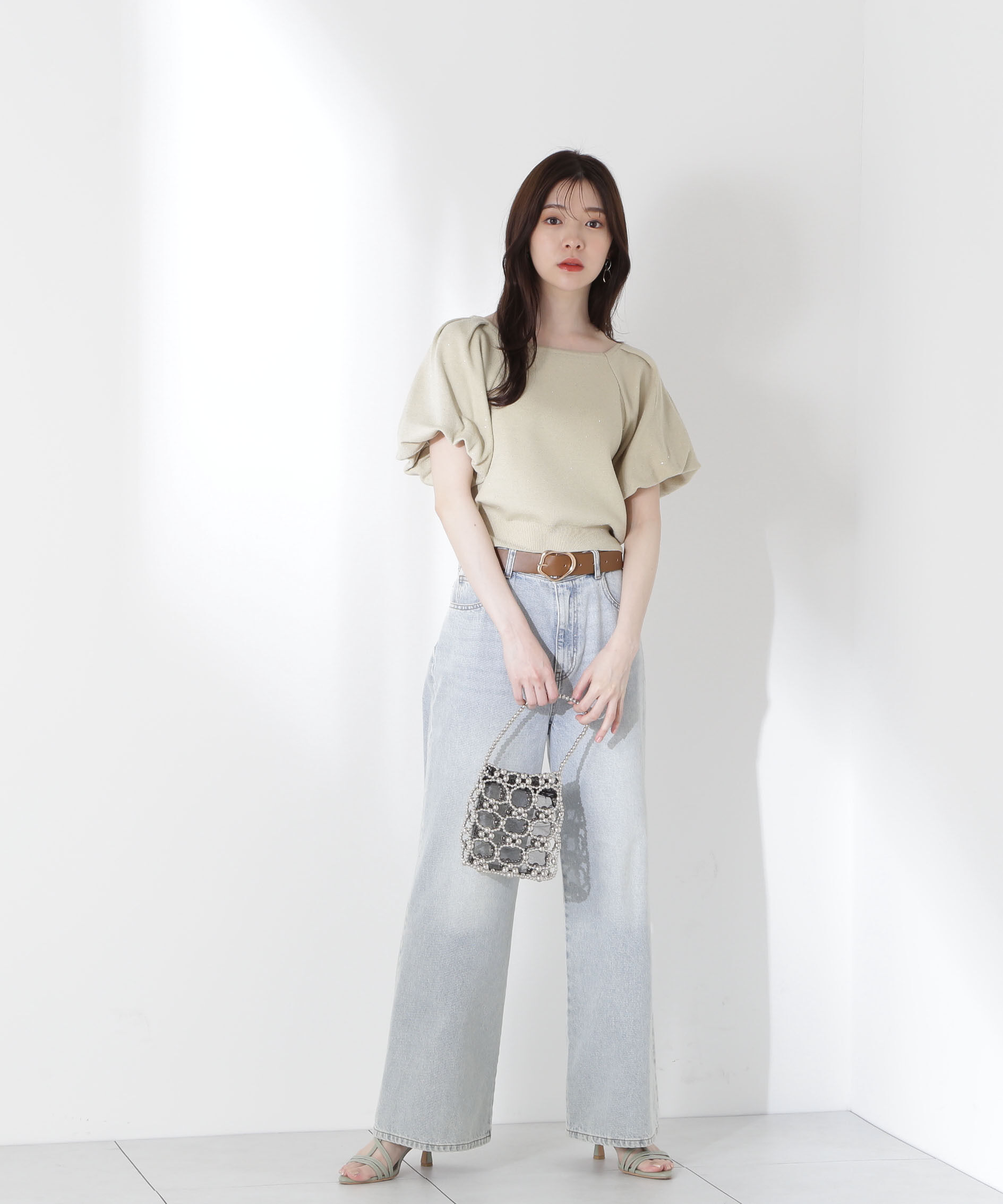 PROPORTION BODY DRESSING「バックリボンスパンコールニット」|ニット・セーター|