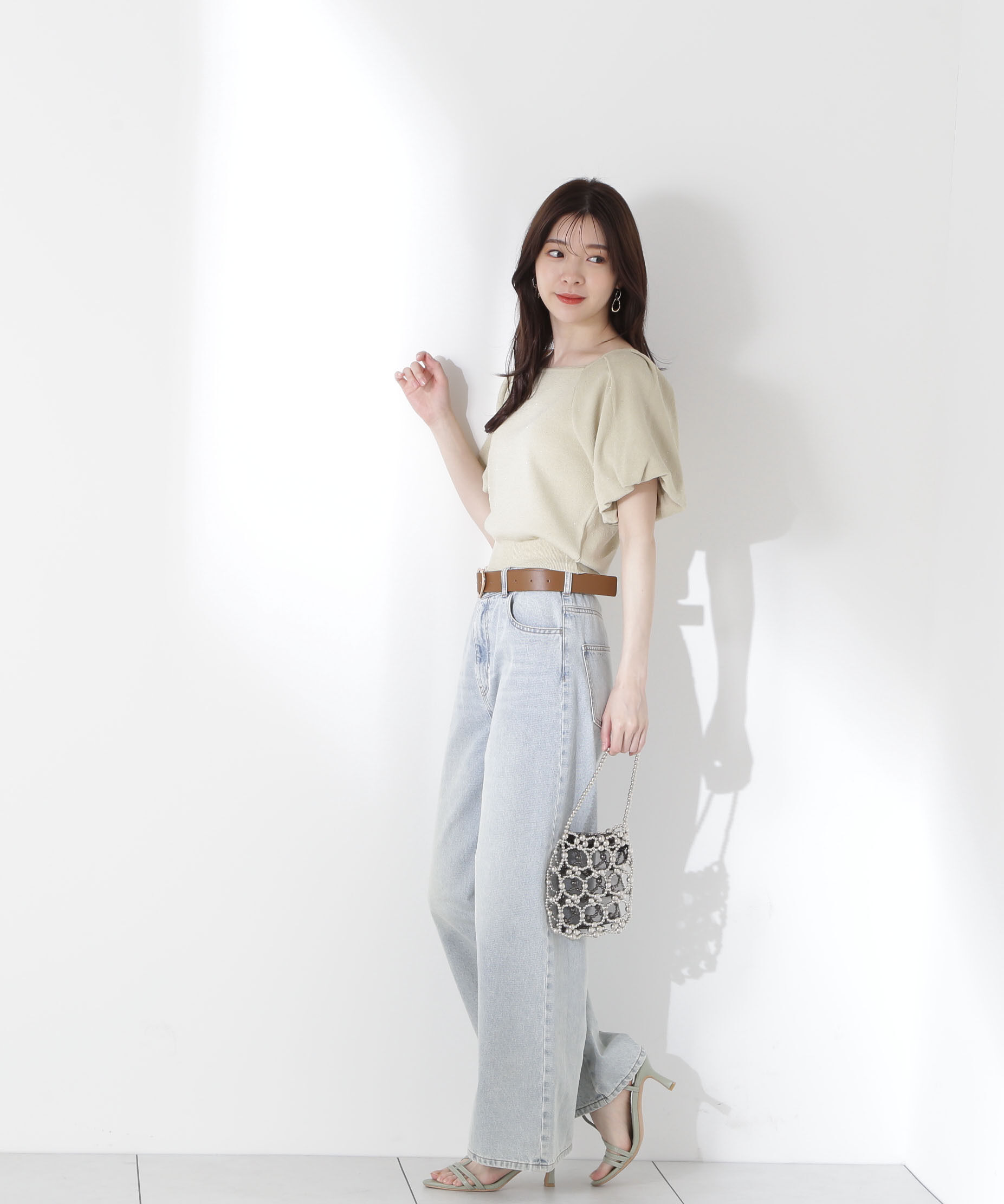 PROPORTION BODY DRESSING「バックリボンスパンコールニット」|ニット・セーター|