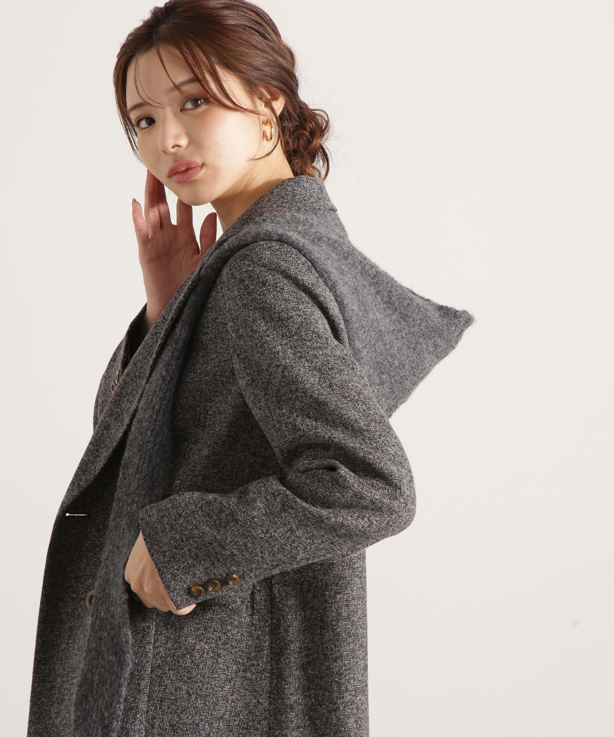 PROPORTION BODY DRESSING「ニットフード」|その他|