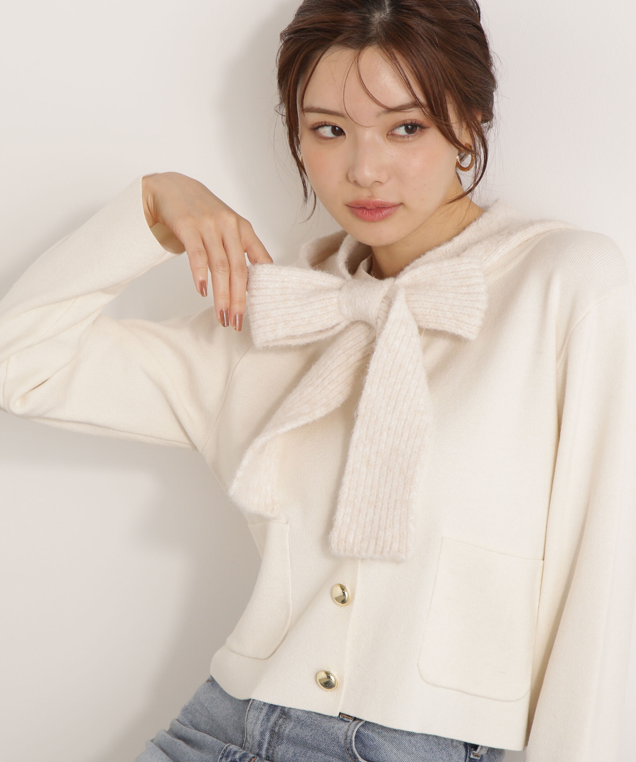 PROPORTION BODY DRESSING「ニットフード」|その他|