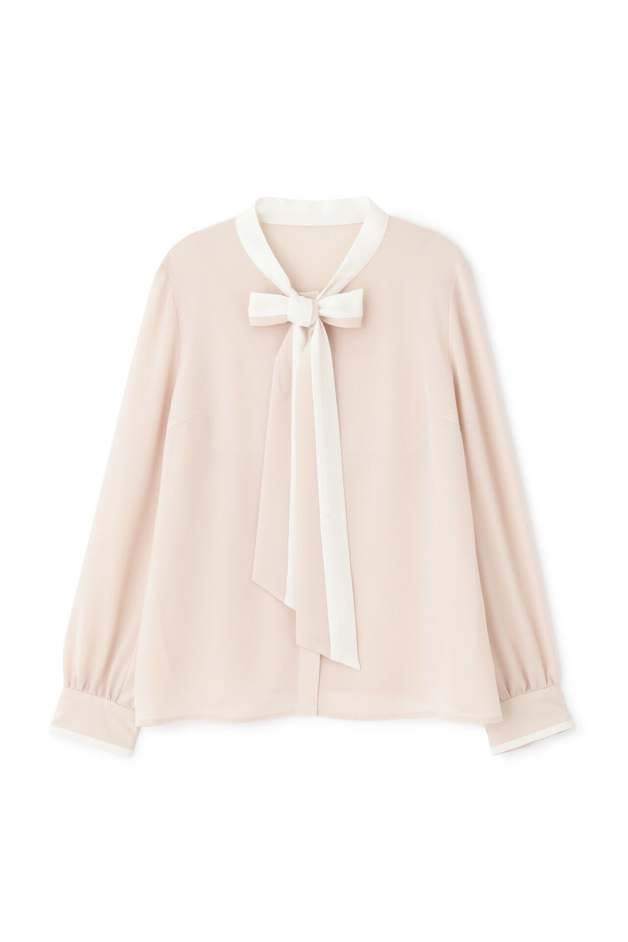  「◆バイカラーボウタイブラウス」|シャツ・ブラウス|