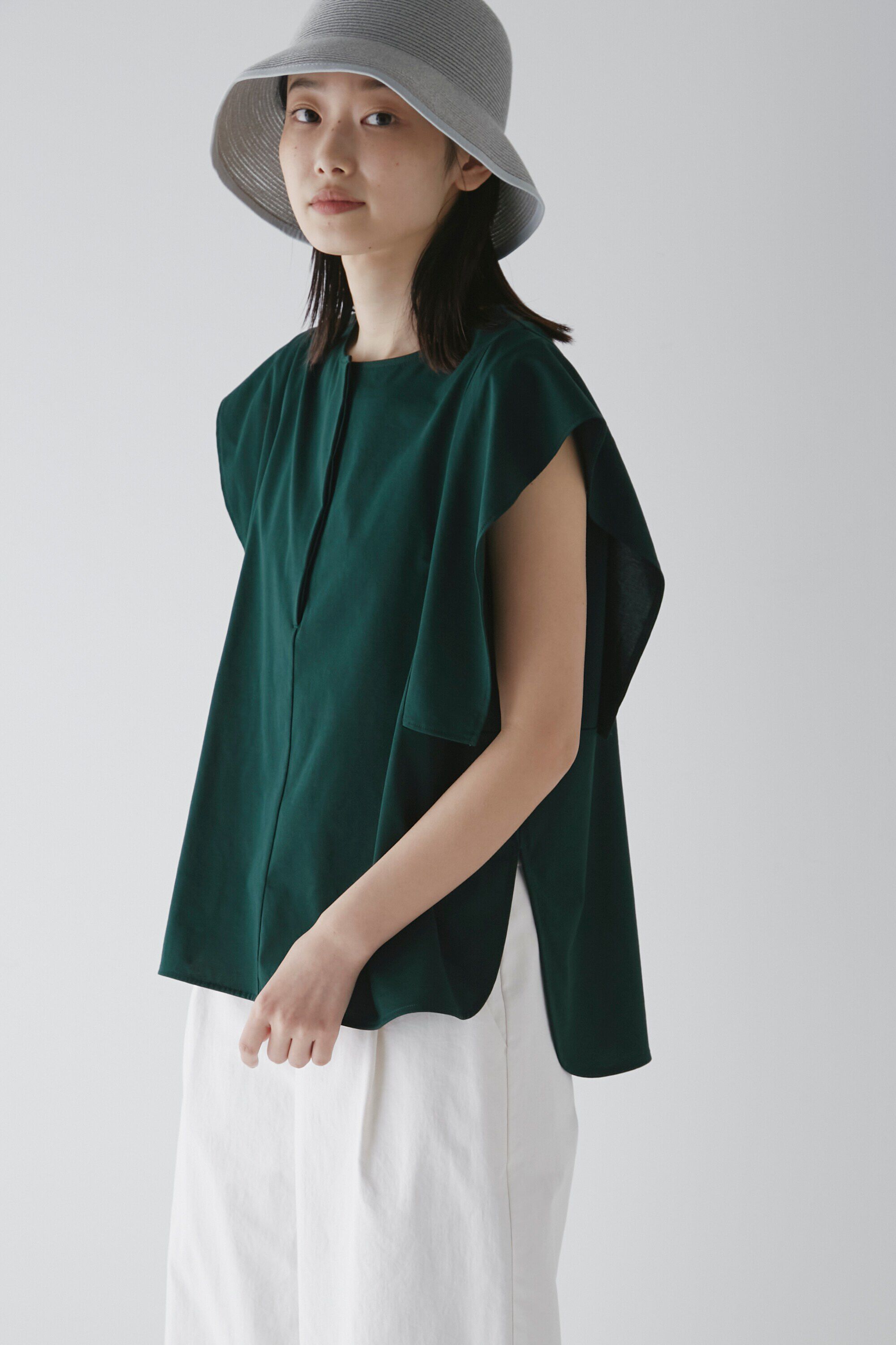  「◆接触冷感トップス」|Tシャツ・カットソー|