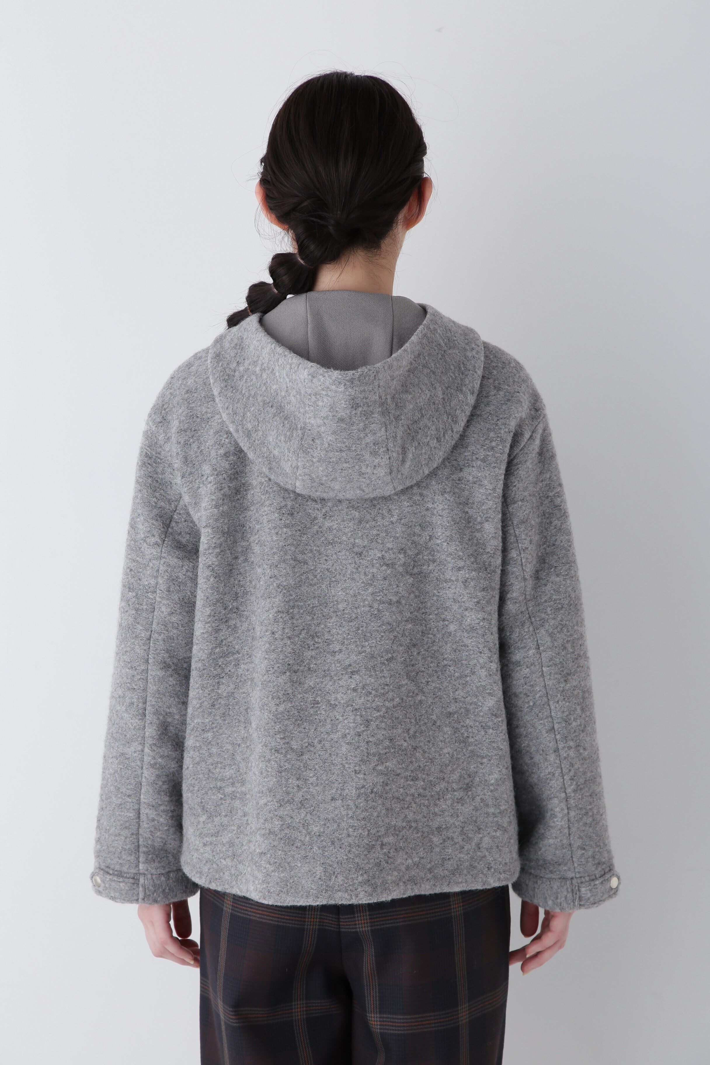  「◆スライバーフードブルゾン」|ブルゾン・スタジャン|