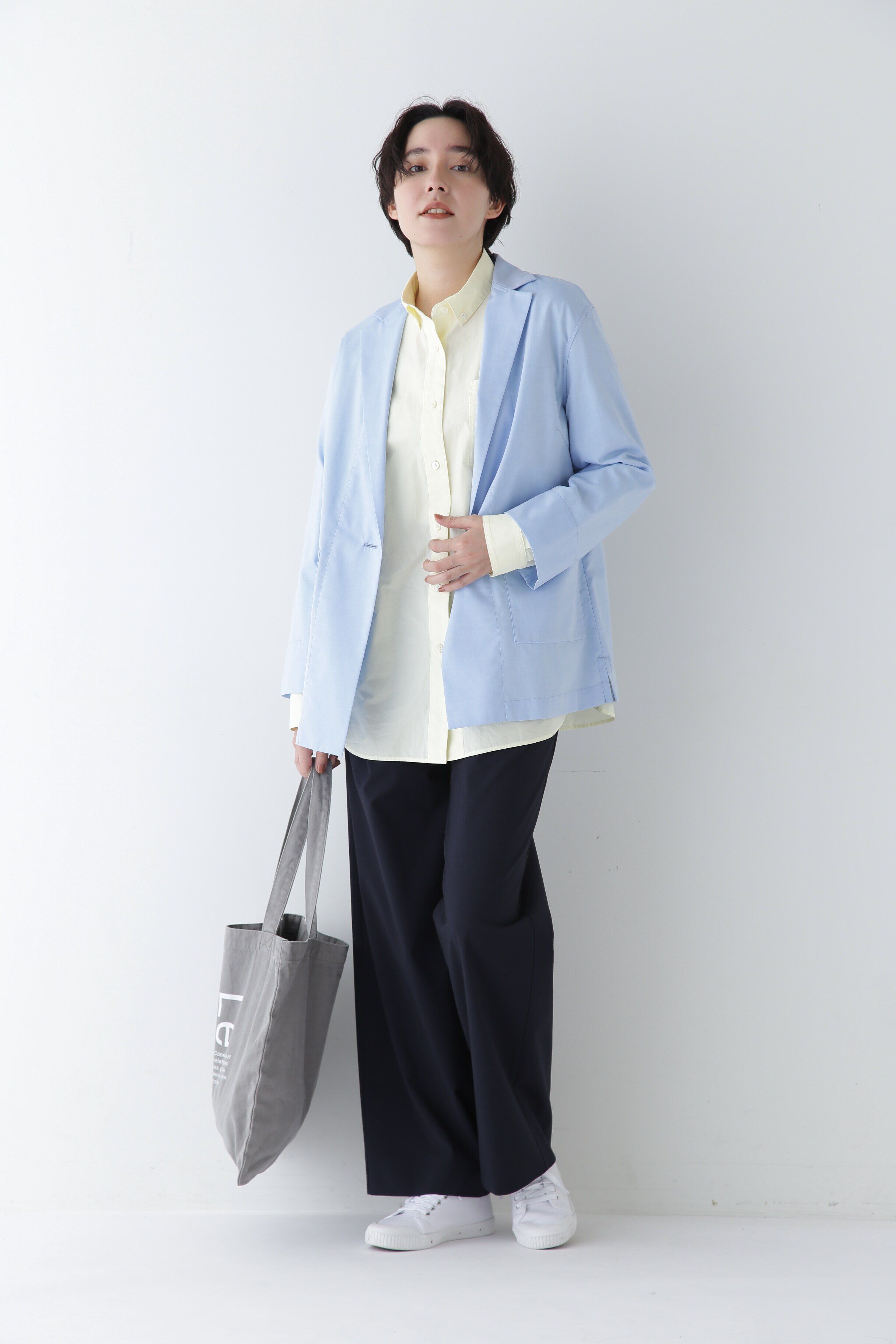  「◆Ｐレーヨン麻ポプリンマーベルトセミワイドパンツ」|その他|