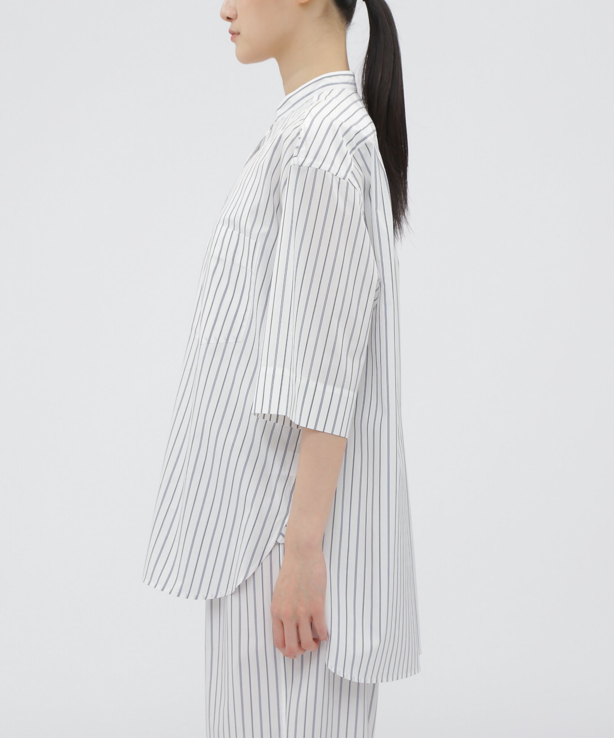 MARGARET HOWELL HOUSEHOLDGOODS「TICKING STRIPE PJ SHIRT」|シャツ・ブラウス|
