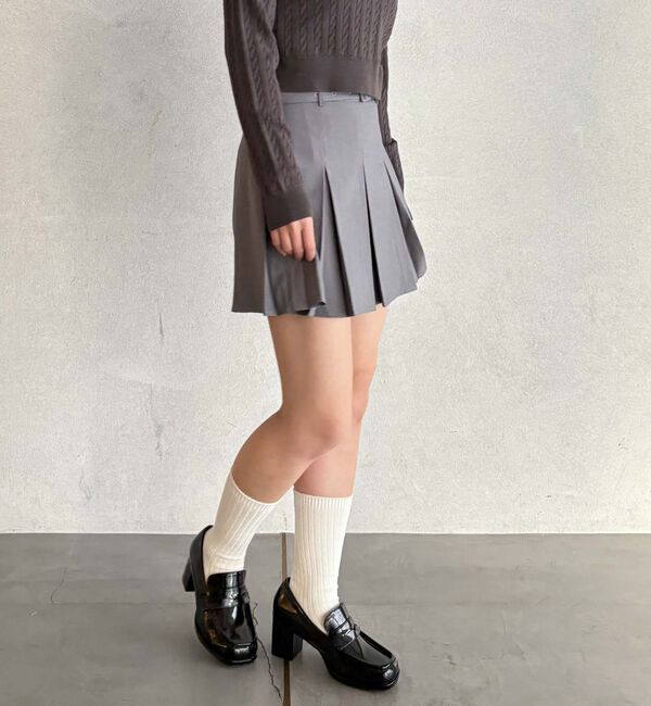 archives「ＢＯＸプリーツミニスカート」|スカート|