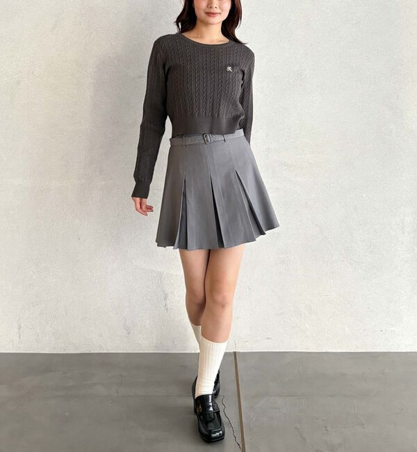 archives「ＢＯＸプリーツミニスカート」|スカート|