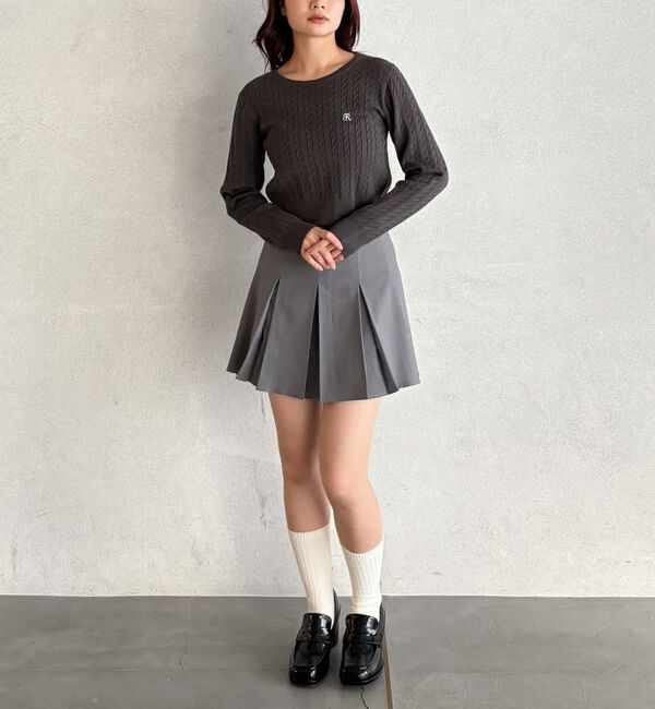 archives「ＢＯＸプリーツミニスカート」|スカート|