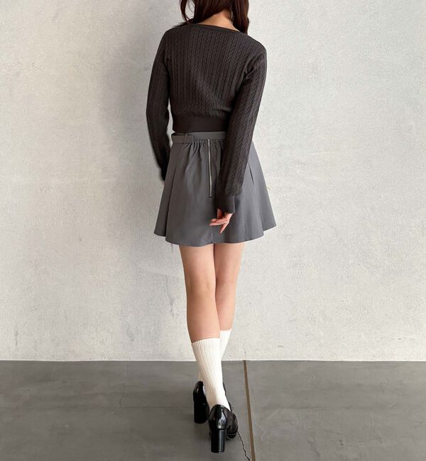 archives「ＢＯＸプリーツミニスカート」|スカート|