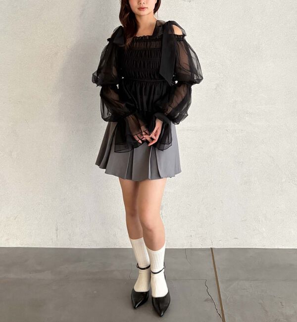 archives「ＢＯＸプリーツミニスカート」|スカート|