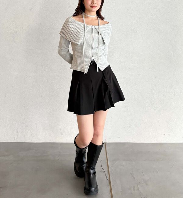 archives「ＢＯＸプリーツミニスカート」|スカート|