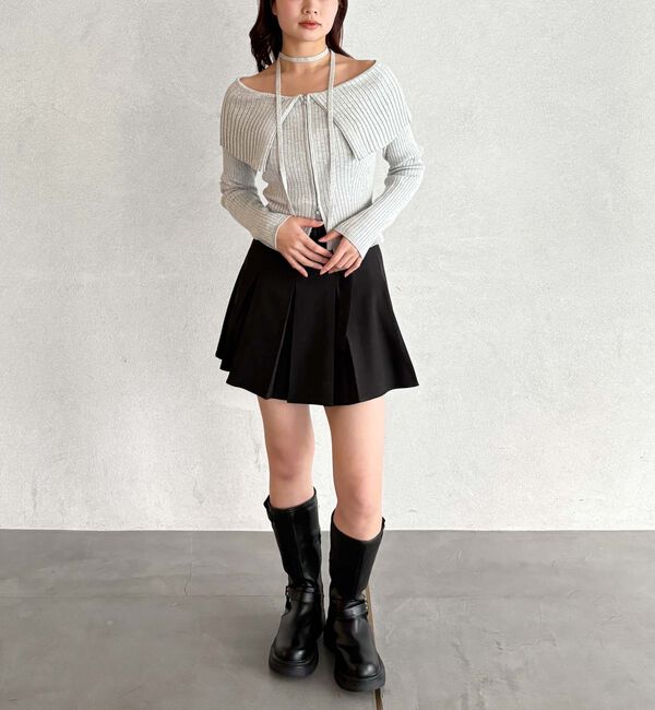 archives「ＢＯＸプリーツミニスカート」|スカート|