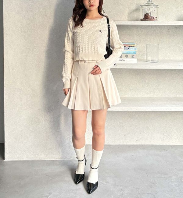 archives「ＢＯＸプリーツミニスカート」|スカート|