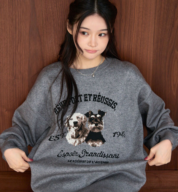 archives「イヌＪＱミドルニットプルオーバー」|ニット・セーター|