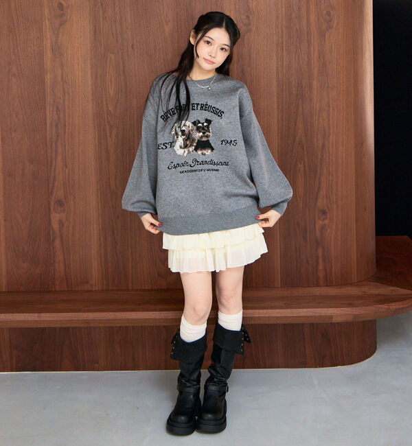 archives「イヌＪＱミドルニットプルオーバー」|ニット・セーター|