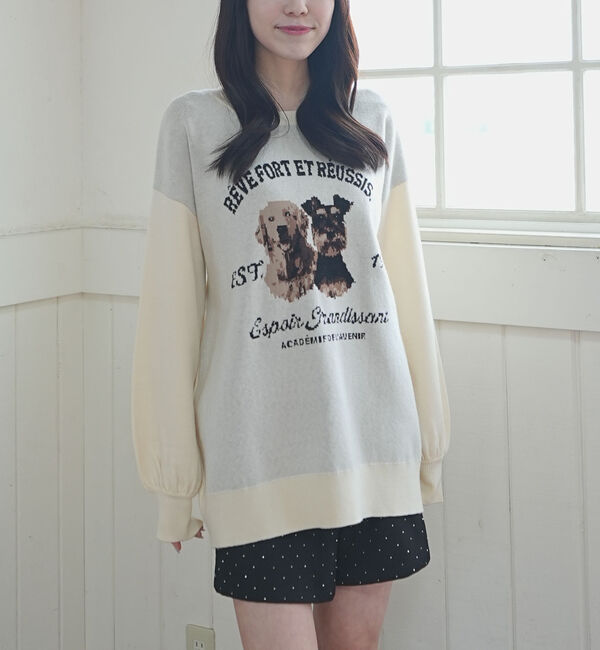 archives「イヌＪＱミドルニットプルオーバー」|ニット・セーター|